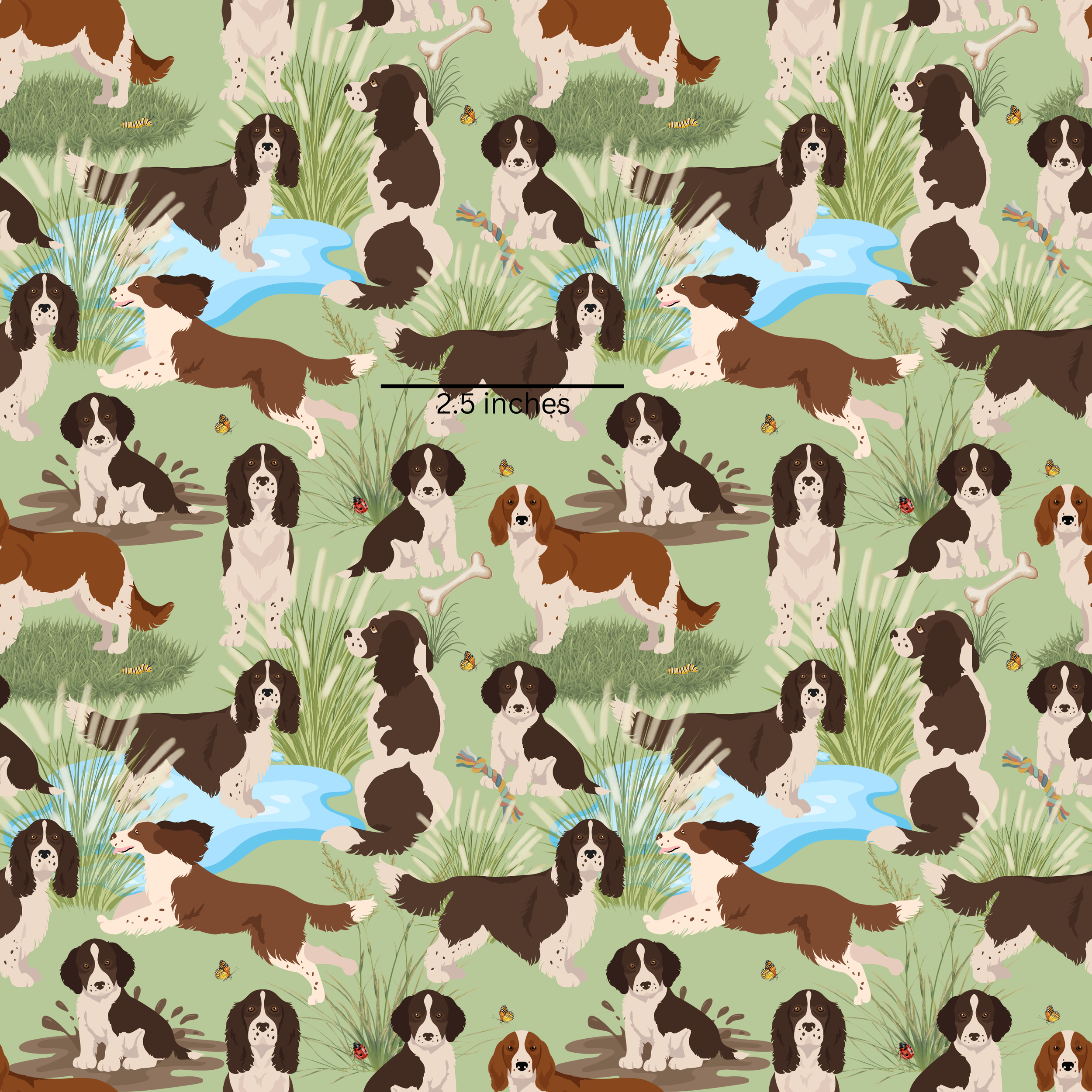 Springer Spaniel Dog Pre-Order Scrubs Deposit - Designed by Scrub'd in Australia
