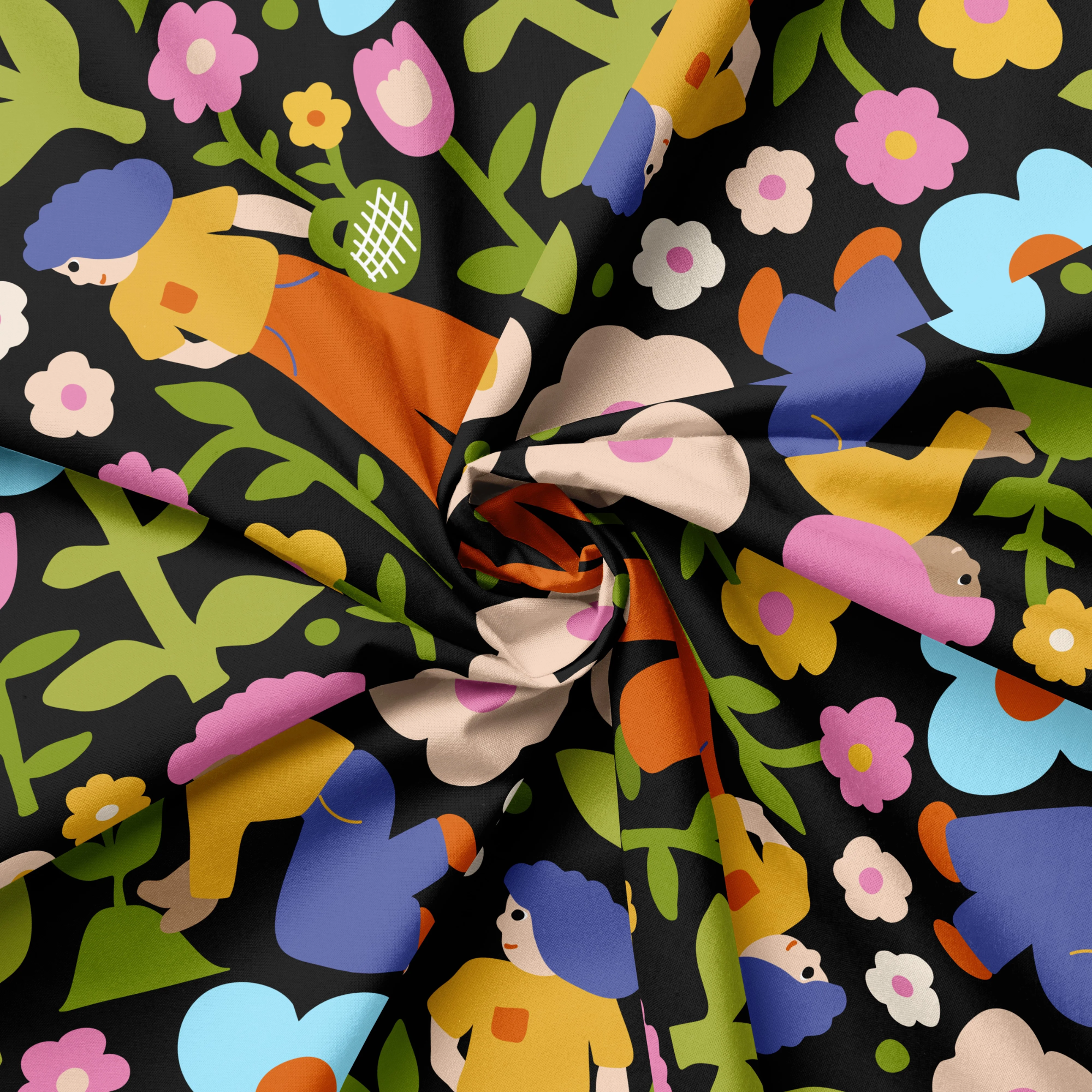 In The Garden Scrub Set Pre-Order Fabric Deposit (closes 13th March for a May dispatch)