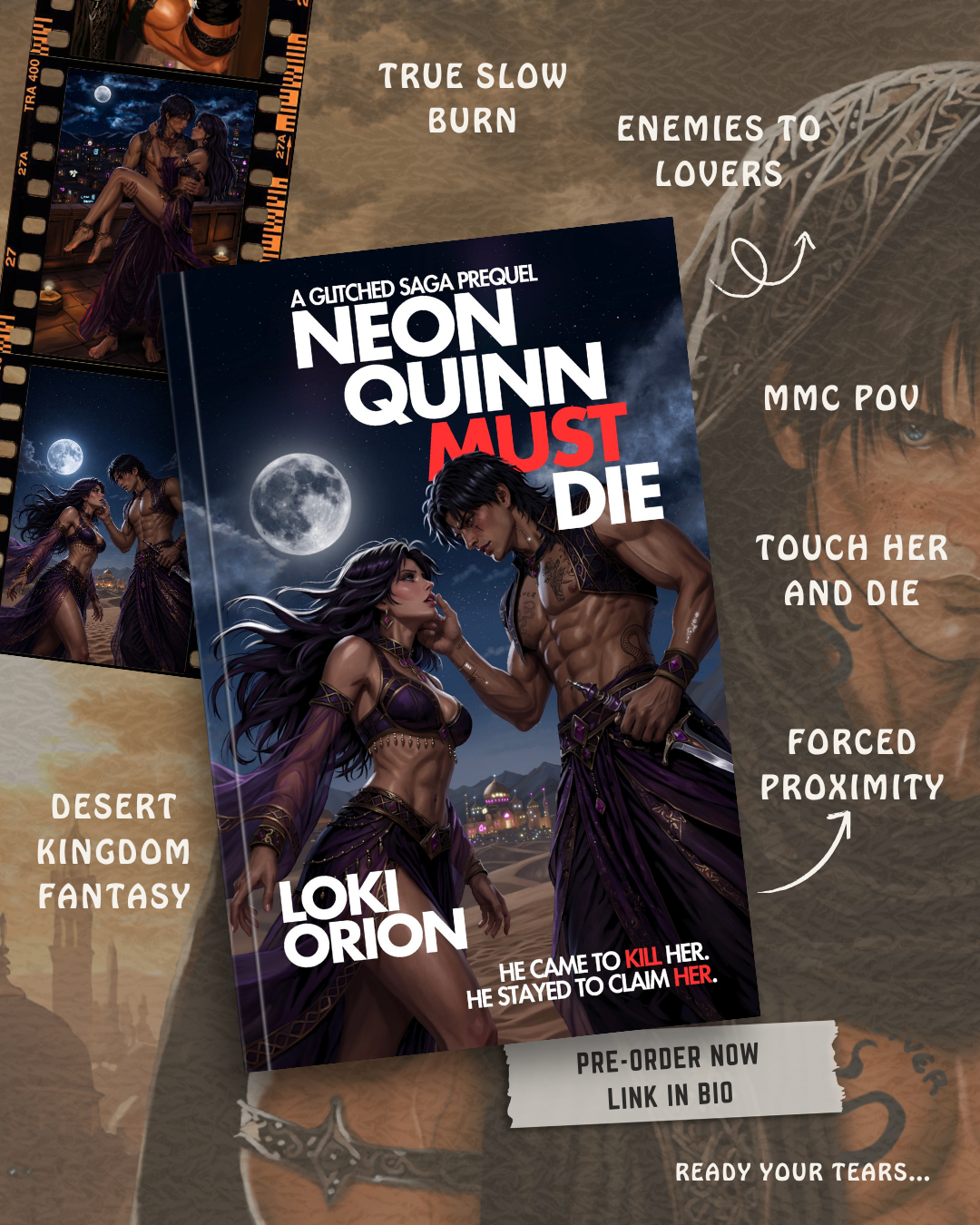 Neon Quinn Must Die paperback cover