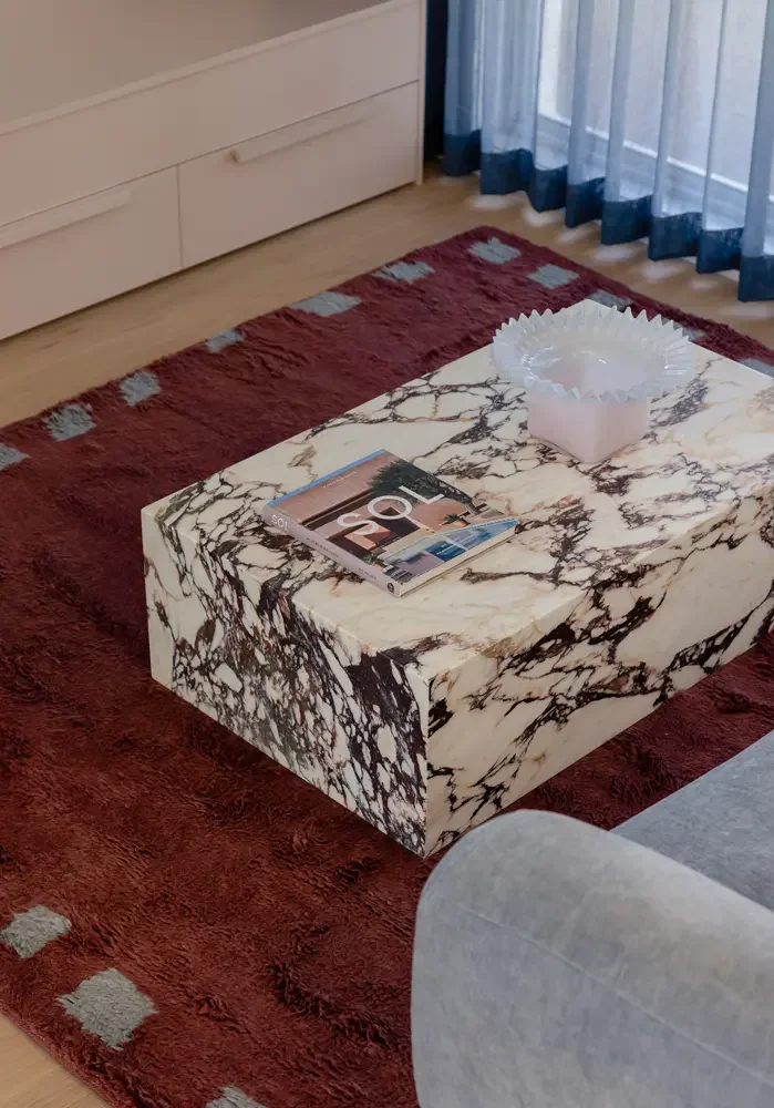 marble table
