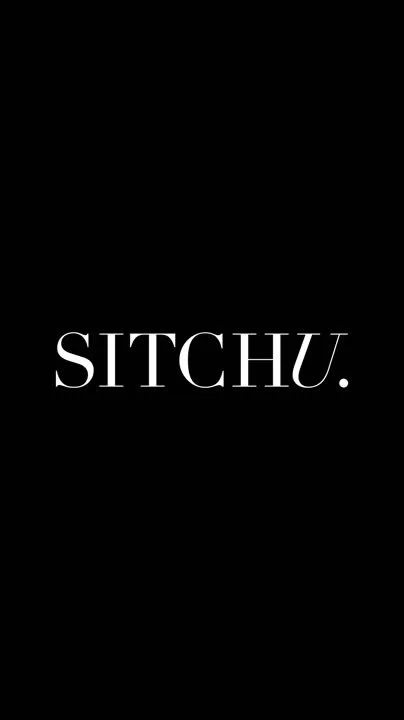Black background with the word "SITCHU" in white, stylized text in the center.