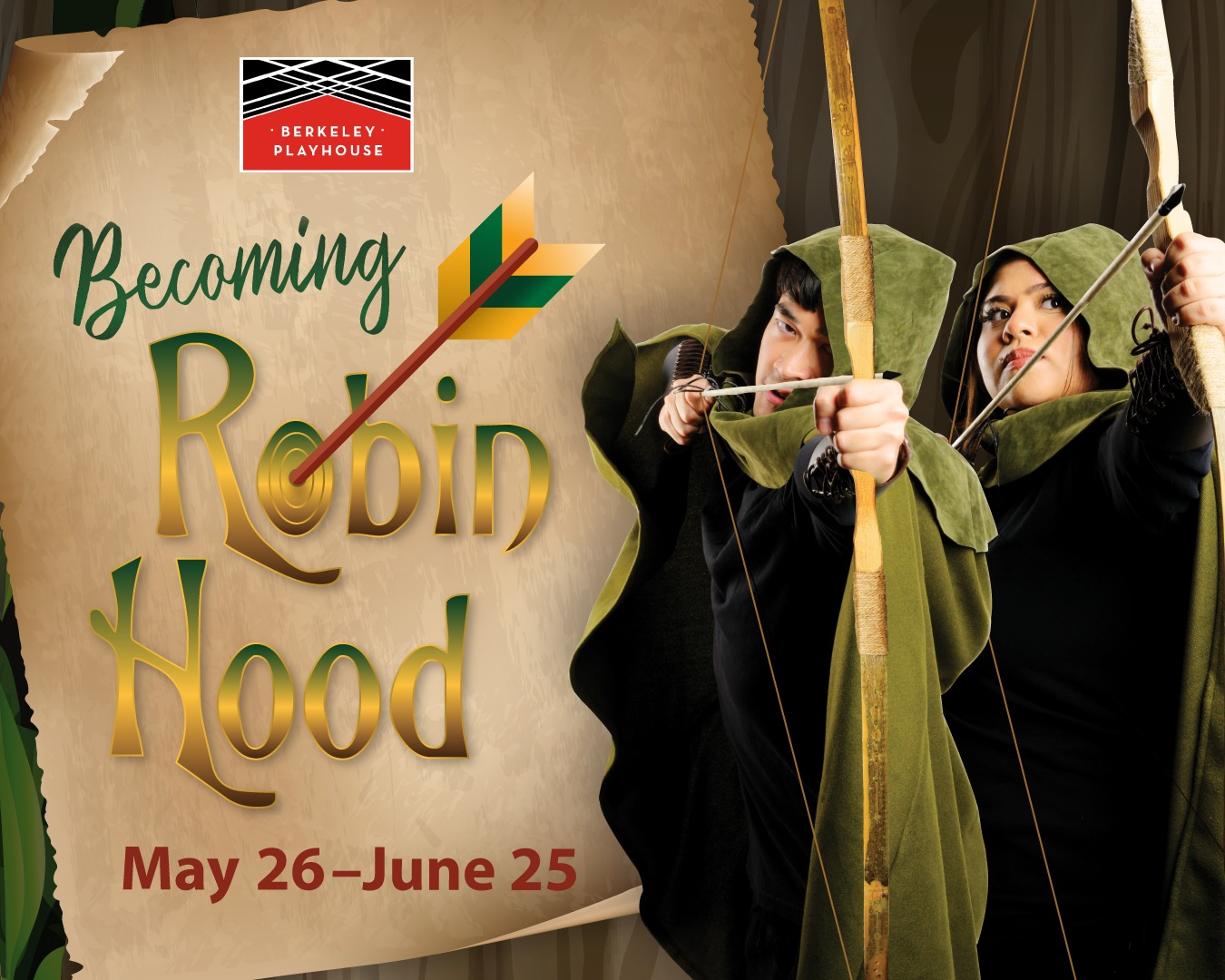 Becoming Robin Hood production artwork.