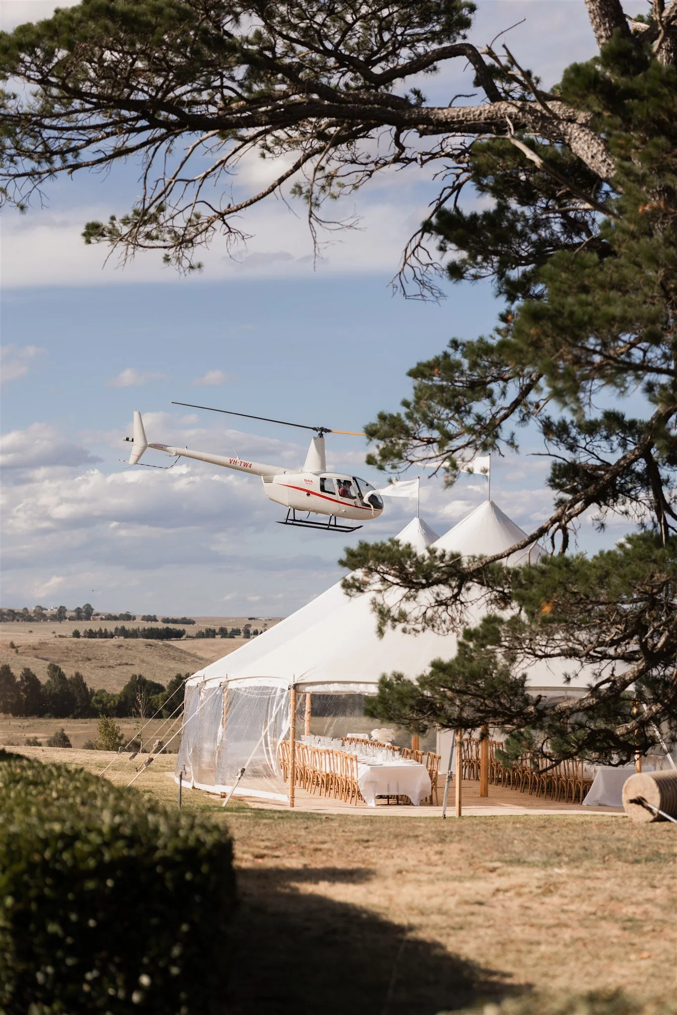 Outdoor grounds at lawsons on macquarie estate