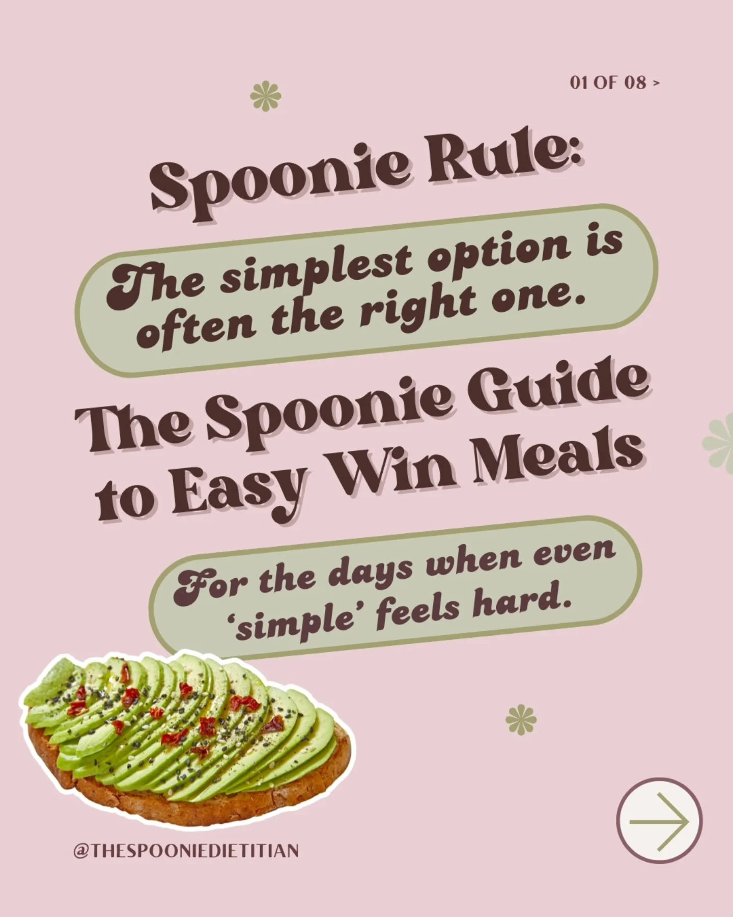 Your meals don&rsquo;t need to be perfect, they just need to keep you going.
Here&rsquo;s my Spoonie Guide to Easy Win meals, for the days when even &ldquo;simple&rdquo; feels hard.

These ideas are low-prep, low-cleanup, predictable, gentle on sympt