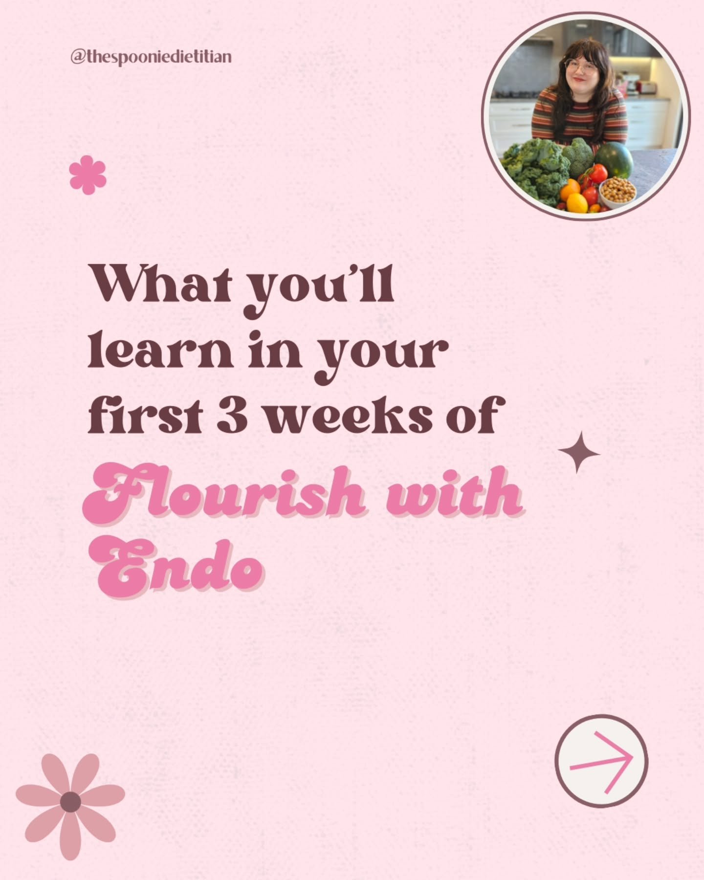 Imagine entering 2026 with a calmer, steadier relationship with food and your body, fewer flares and more energy. 

Instead of constantly Googling 'what can I eat with endo,' stressing over every meal, and feeling like your body is working against yo