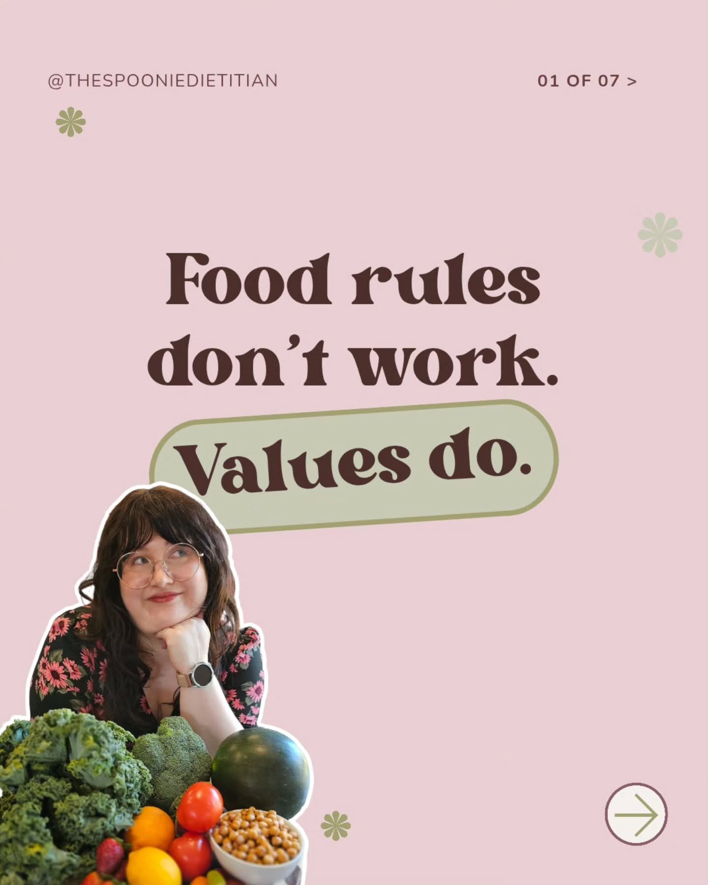 Food rules don&rsquo;t work. Values do. After busting the myth that diet can cure endo, here&rsquo;s the real way to approach food.

Not with fear.
Not with rules.
Not chasing a cure.

Start with your values.

When I work with clients (and in my own 