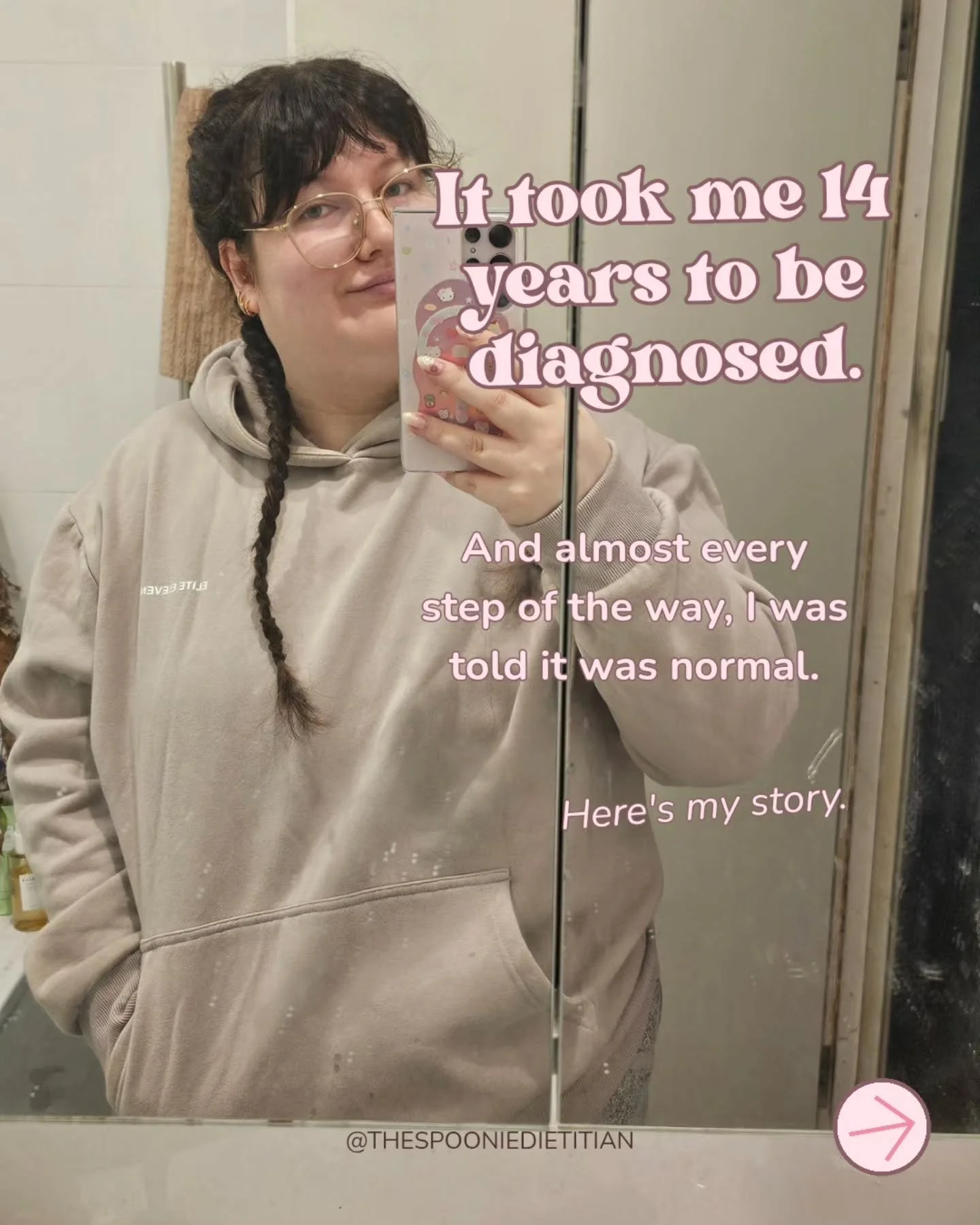 14 years.

That's how long it took from my first period to my endo diagnosis. And for most of that time, I was told what I was experiencing was normal.

It wasn't.

I'm sharing my story this Endo Awareness Month because I know I'm not alone in this, 