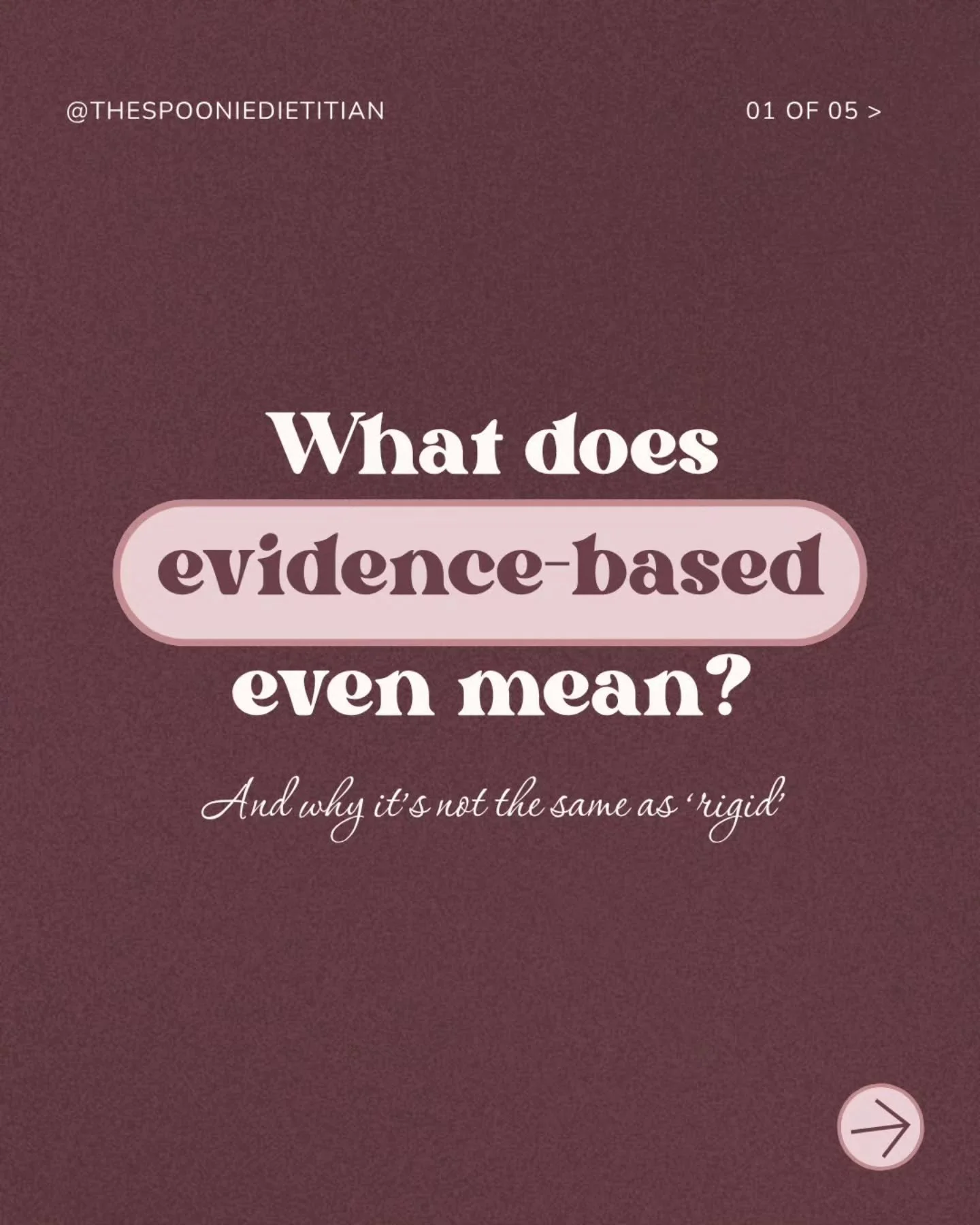 Confused by the term evidence-based? This one&rsquo;s for you.&nbsp;

Evidence-based nutrition matters. But it also needs to work for your actual life and situation&nbsp;

What nutrition question have you always wanted answered? Ask me below x&nbsp;
