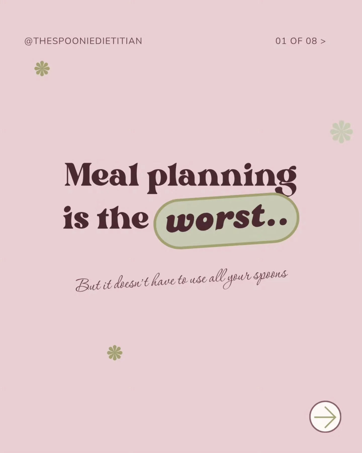 I&rsquo;m a Dietitian, and I hate meal planning.&nbsp;

Traditional meal planning where you plan all your meals for the week can be overwhelming. Some love the structure, others need flexibility, and some want a little of both.
The only thing that ma