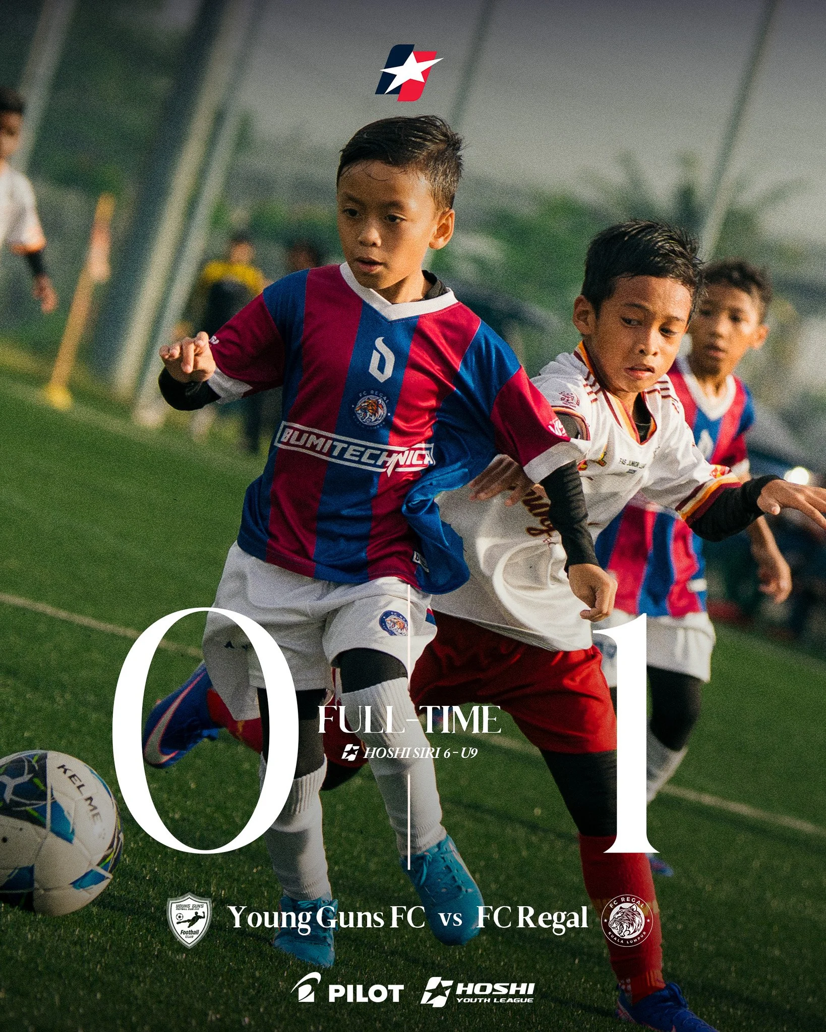 HYL Siri6 U9 : Match 1 | Young Guns FC vs FC Regal