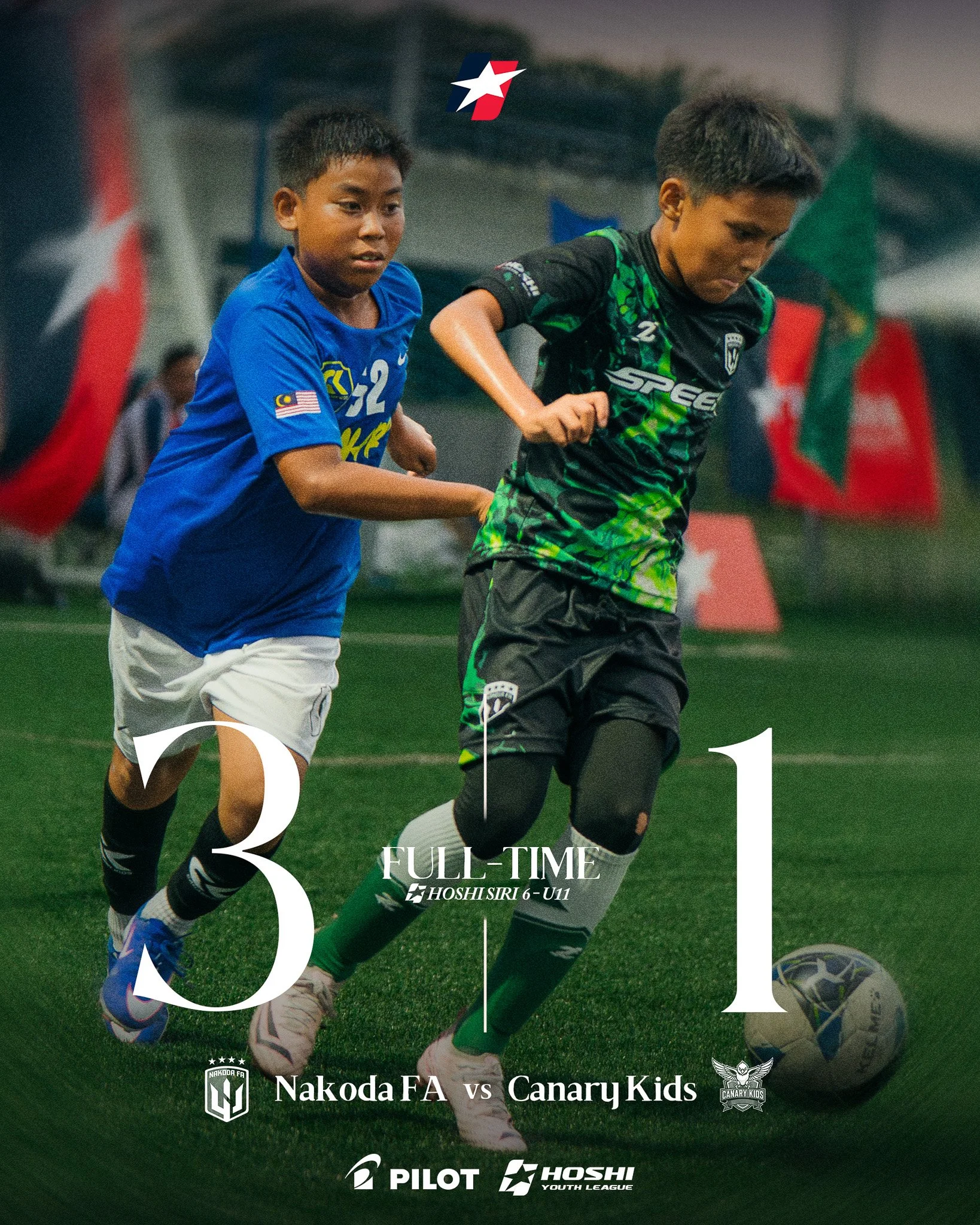 HYL Siri6 U11 : Match 6 | Nakoda FA vs Canary Kids