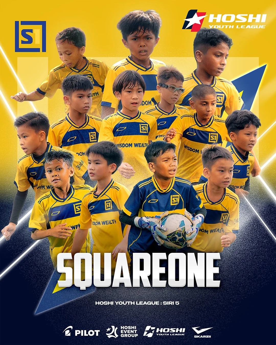 From the Hoshi Siri 5 archives ⭐️
Team : @squareonefootball U11
Category : U11

#hoshiyouthleague