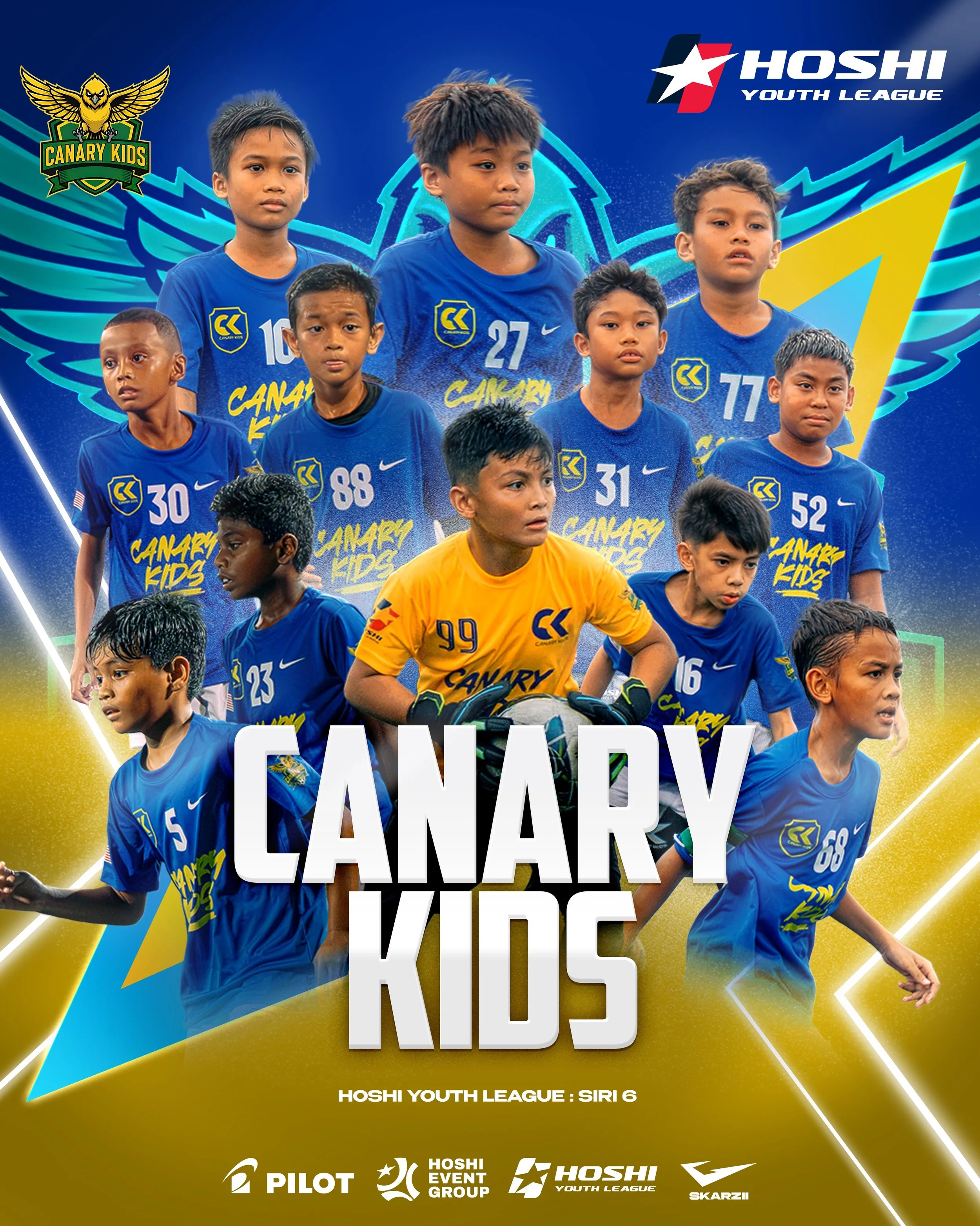 Canary Kids (U11) 🔵🍋
From Hoshi Youth League Siri 6