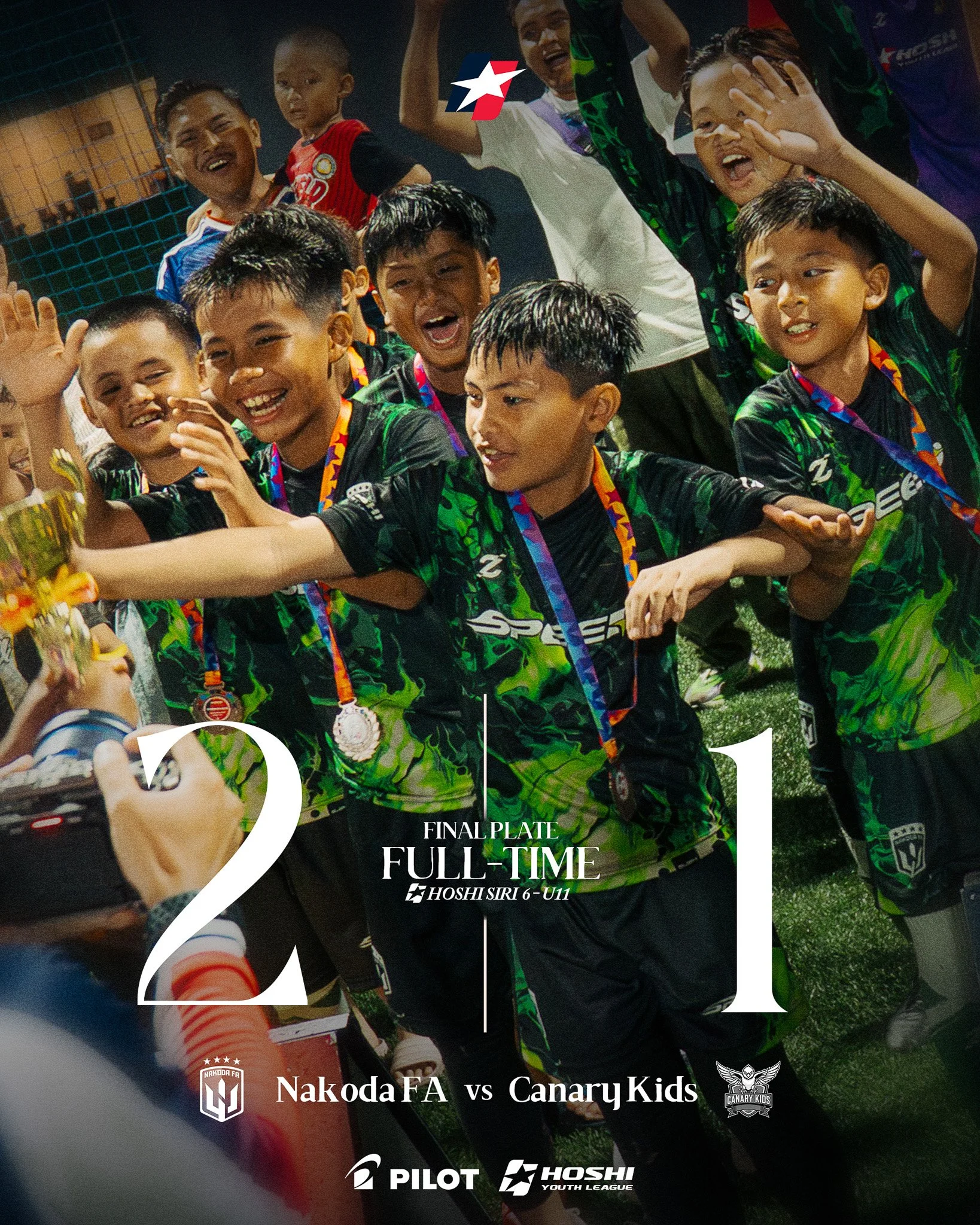 HYL Siri6 U11 : Match 11 - Final Plate | Nakoda FA vs Canary Kids