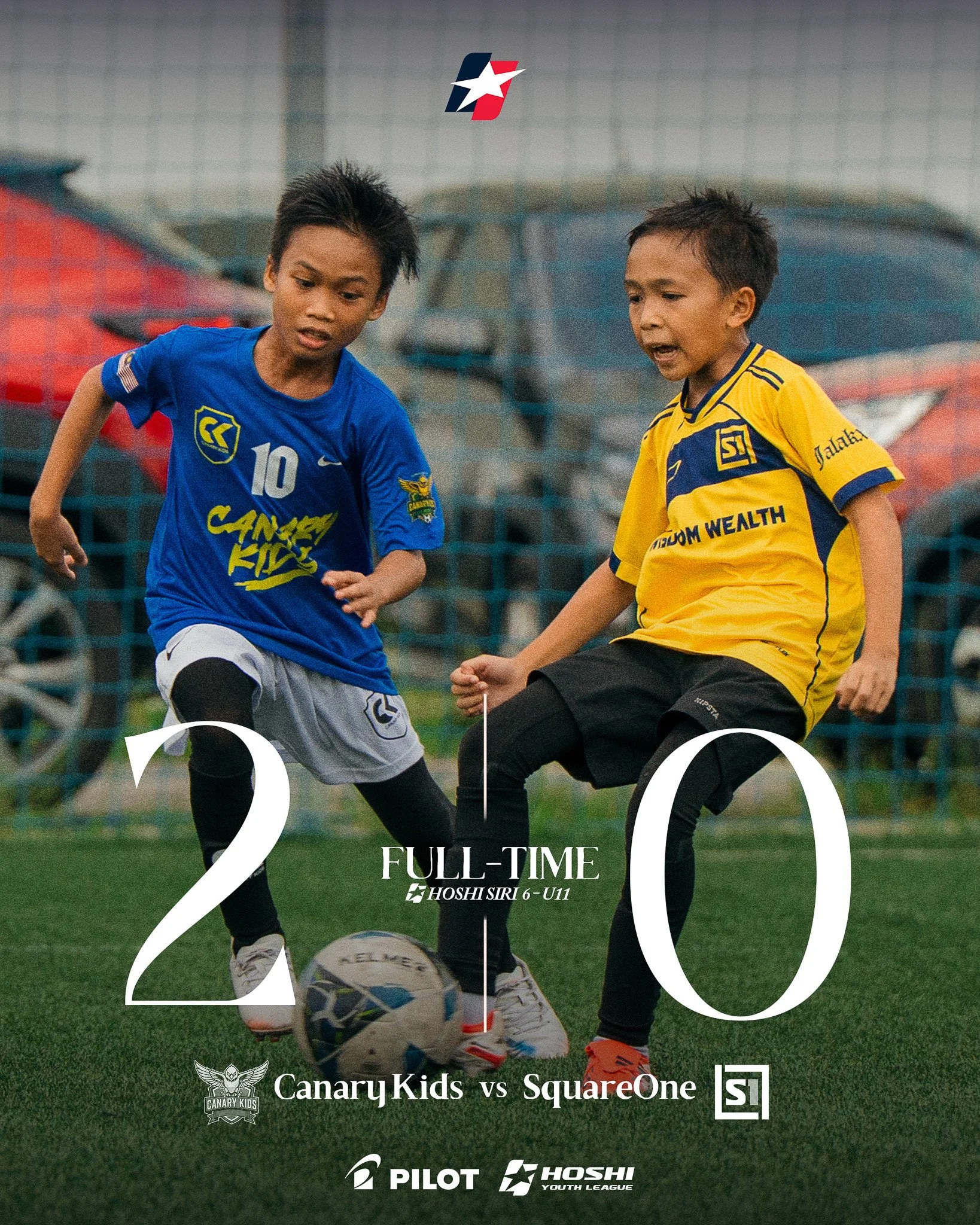HYL Siri6 U11 : Match 2| Canary Kids vs SquareOne