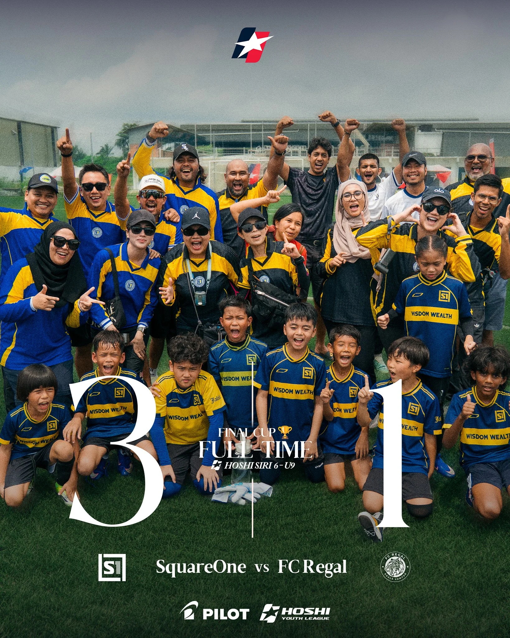 HYL Siri6 U9 : Match 12 - Final Cup 🏆 | SquareOne vs FC Regal
