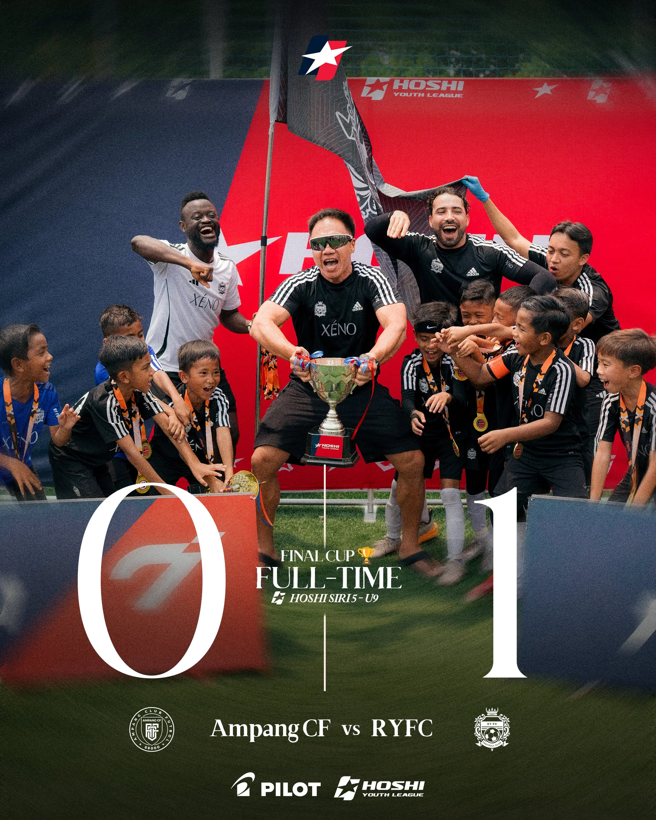 HYL Siri5 U9 : Match 12- Final Cup🏆 | Ampang CF vs RYFC