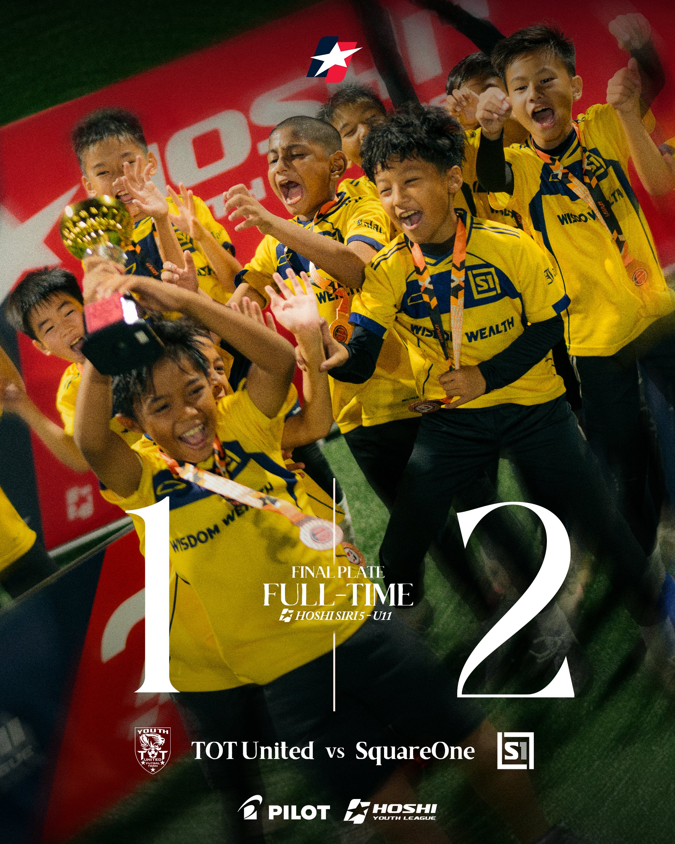 HYL Siri5 U11 : Match 11 - Final Plate | TOT United vs SquareOne