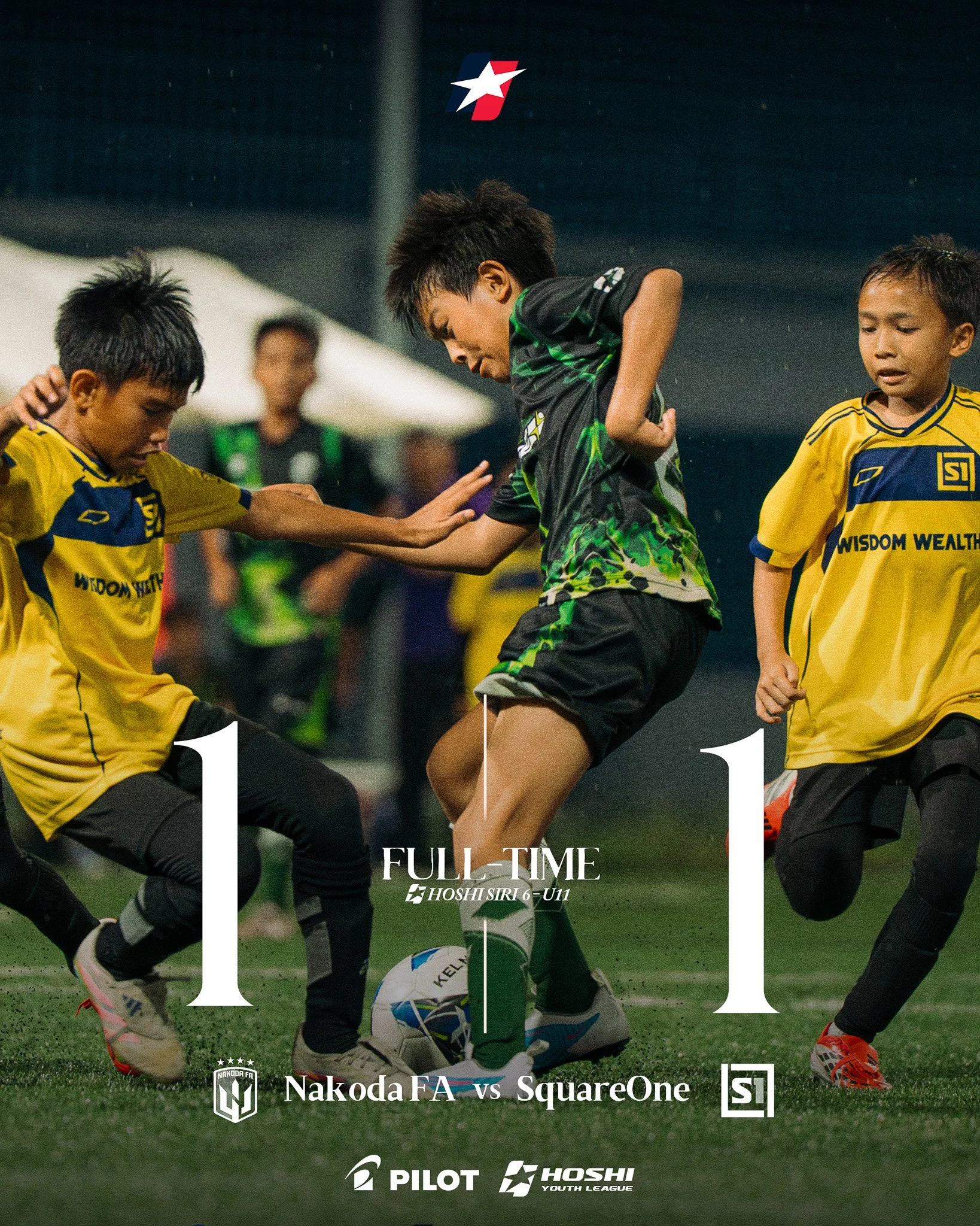 HYL Siri6 U11 : Match 9 | Nakoda FA vs SquareOne