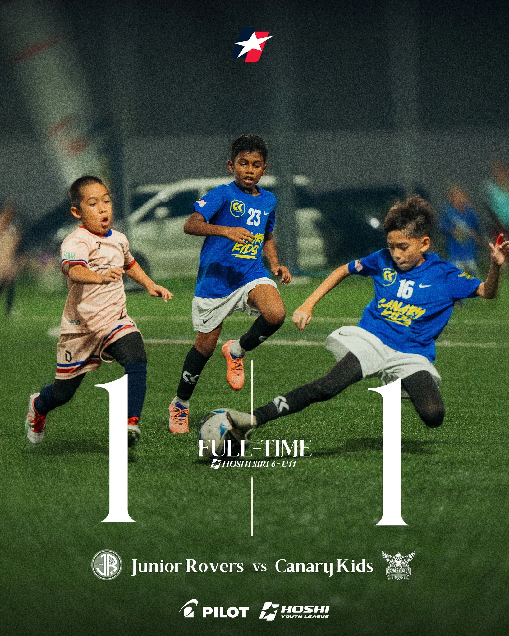 HYL Siri6 U11 : Match 8 | Junior Rovers vs Canary Kids
