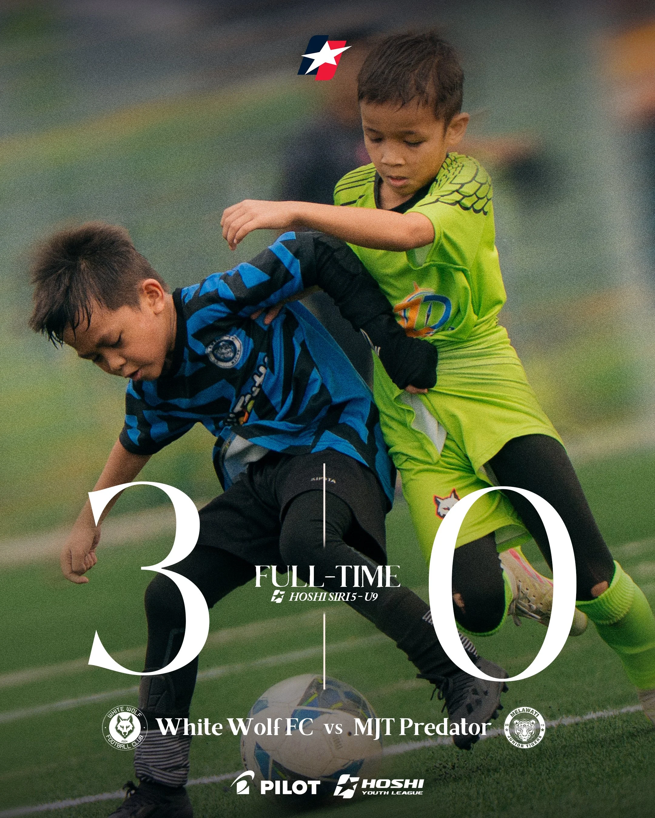 HYL Siri5 U9 : Match 5 | White Wolf FC vs MJT Predator