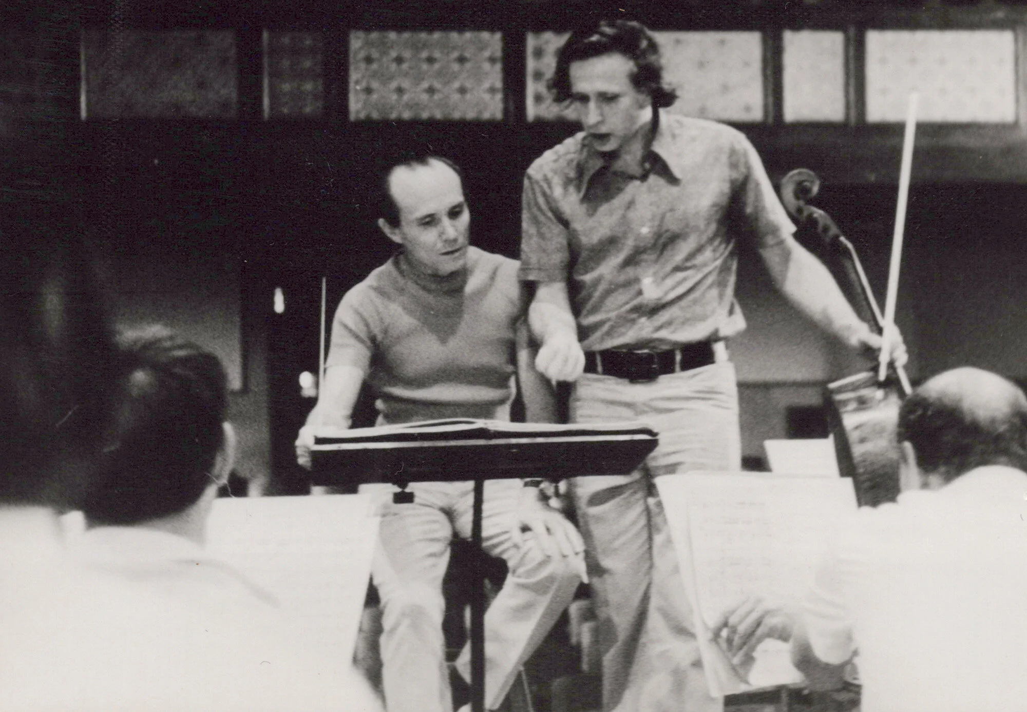 Gary Bertini and Uzi Wiesel