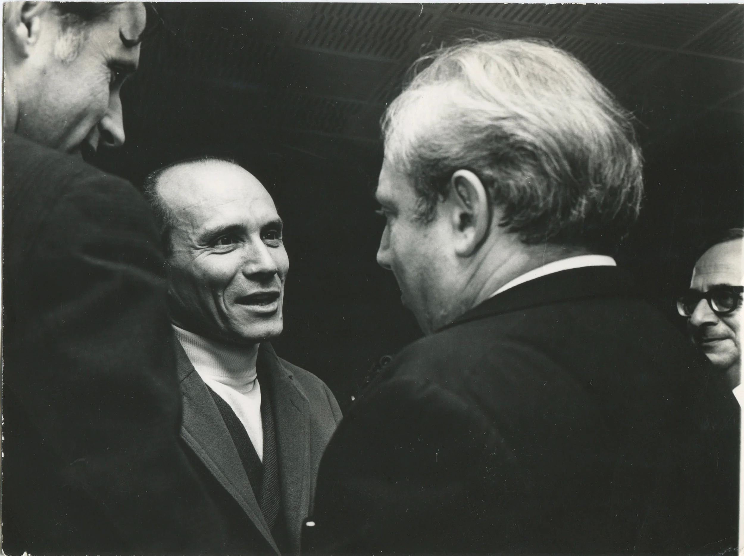 with Gary Bertini, Isaac Stern and President of Israel - Yitzchak Navon