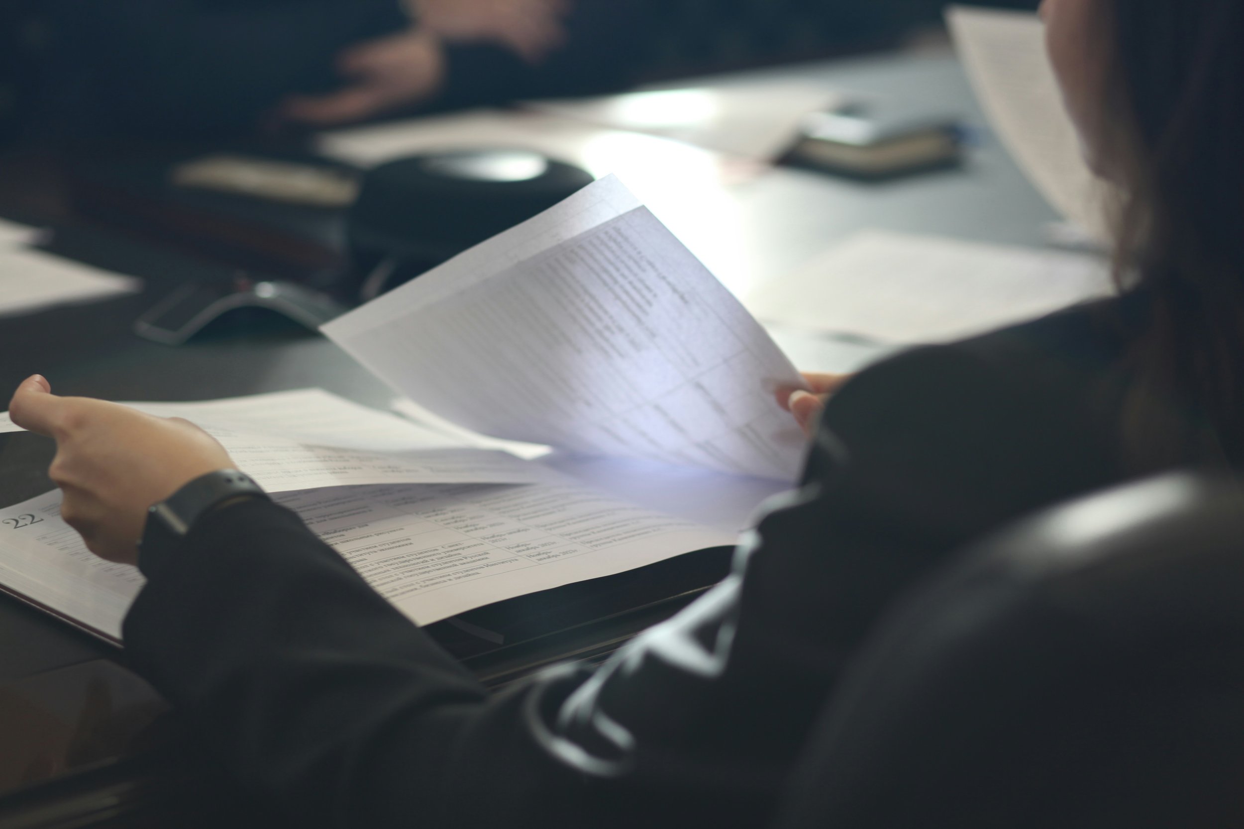 Migration Agent reviewing an Australian visa application.