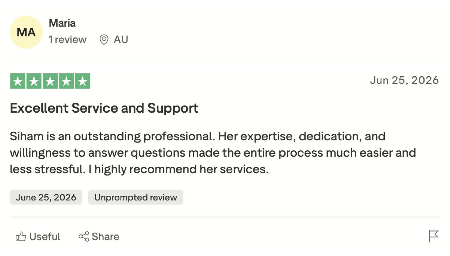 Customer Review