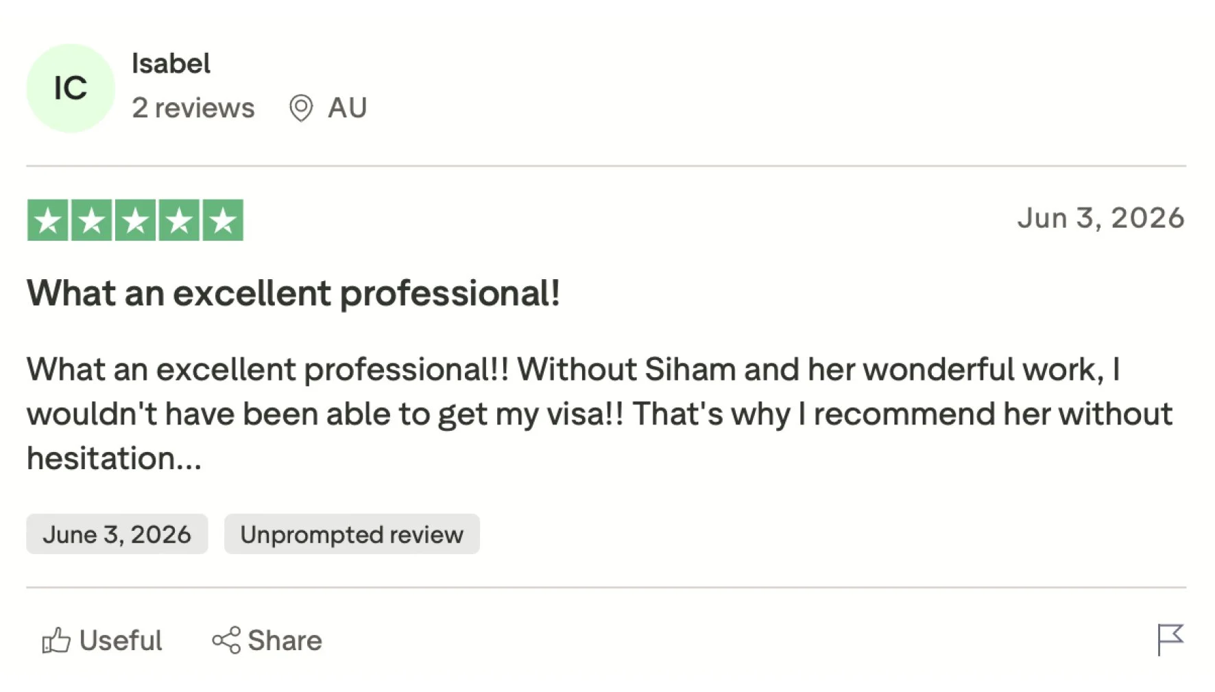 Customer Review #2