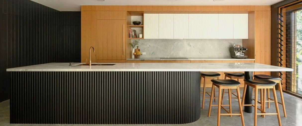 contemporary custom cabinetry in a queenslander