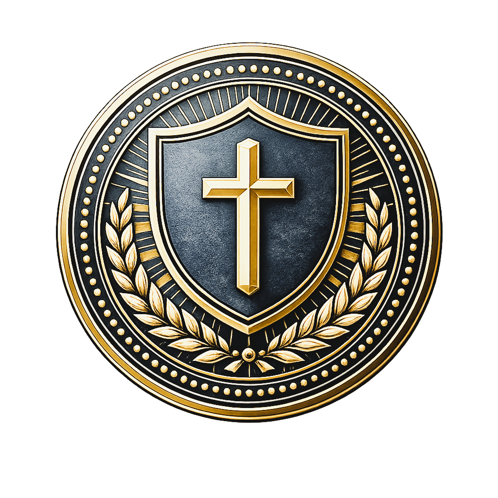 A cross over laurel leaves icon showing Axium-27 LLC's advisory sectors of focus