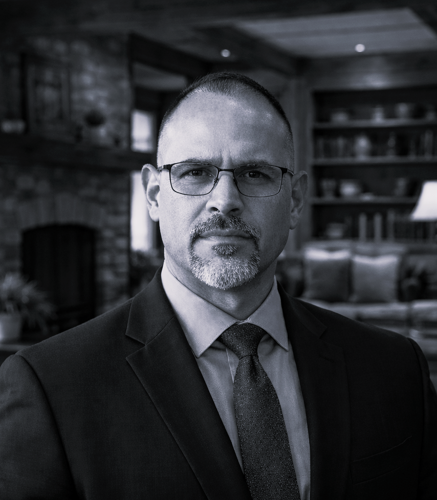 Executive portrait of Dr. Carlos Rios-Collazo, Leadership Expert, Founder and Managing Principal of Axium-27 LLC.