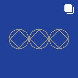 Illustration of three hockey pucks with skateboards on top against a blue background, with a white book icon in the top right corner.