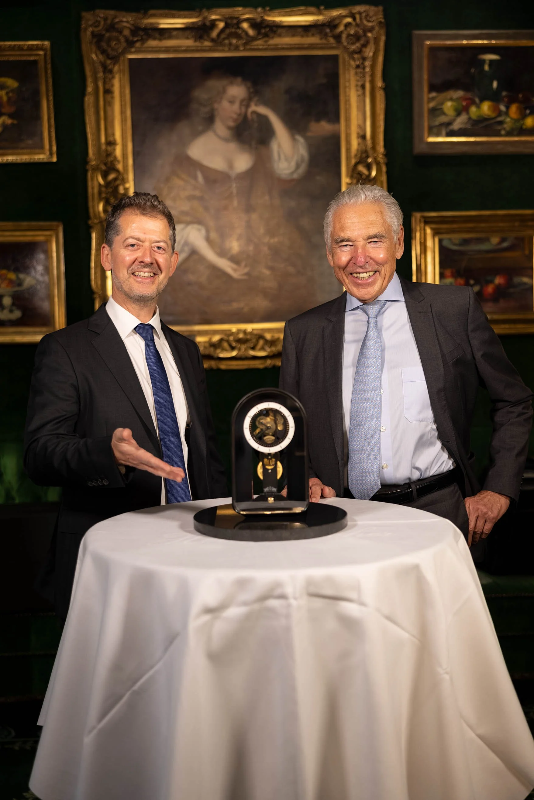CEO Robert Punkenhofer and Peter Brabeck-Letmathe