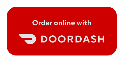 Red button with white text saying 'Order online with DOORDASH' and the DoorDash logo.