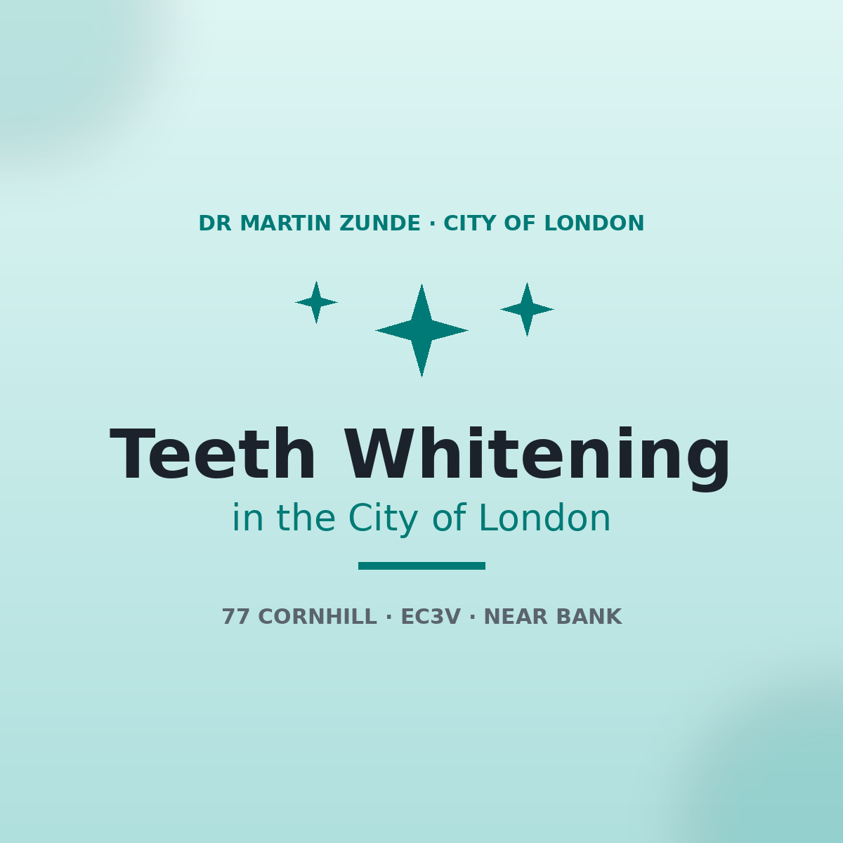 Teeth Whitening in the City of London: What to Expect