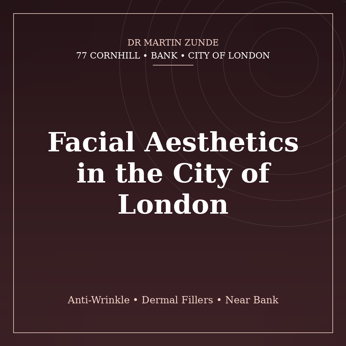 Facial Aesthetics in the City of London: What to Expect