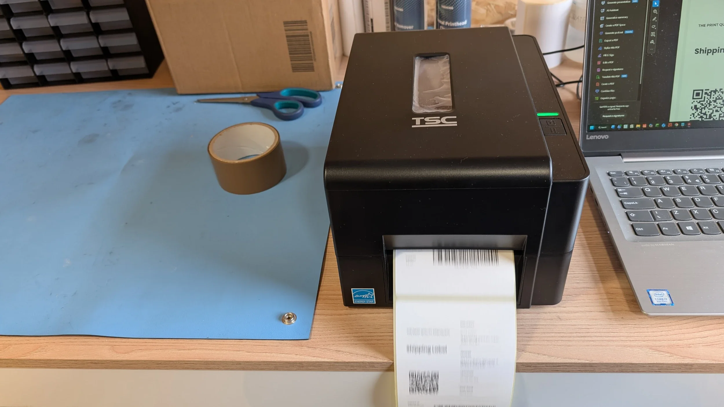 desktop thermal label printer for shipping labels