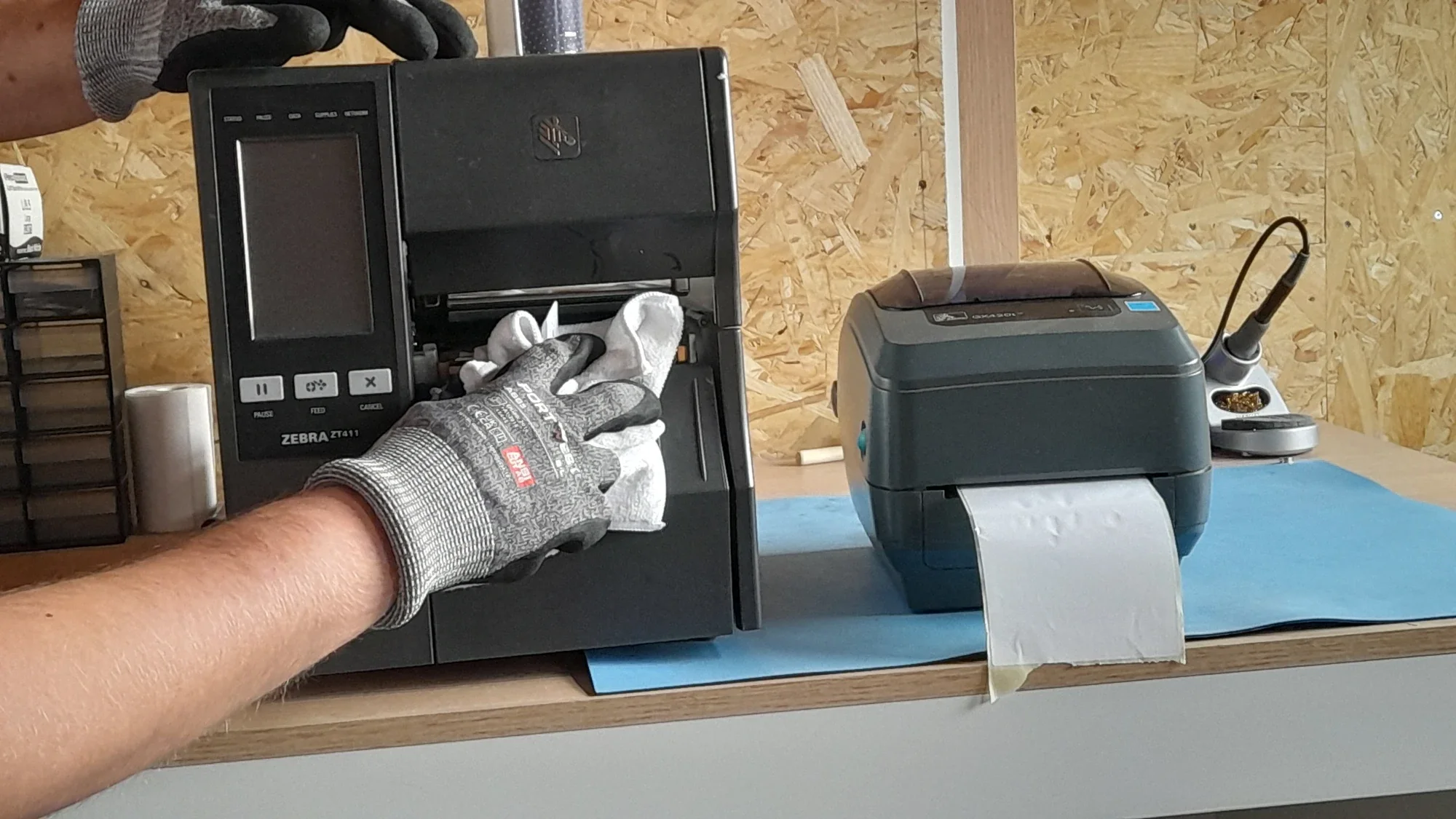 On-site Zebra printer service contract providing fast response and ongoing support.