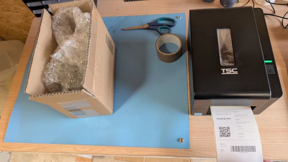 small business label printer printing labels