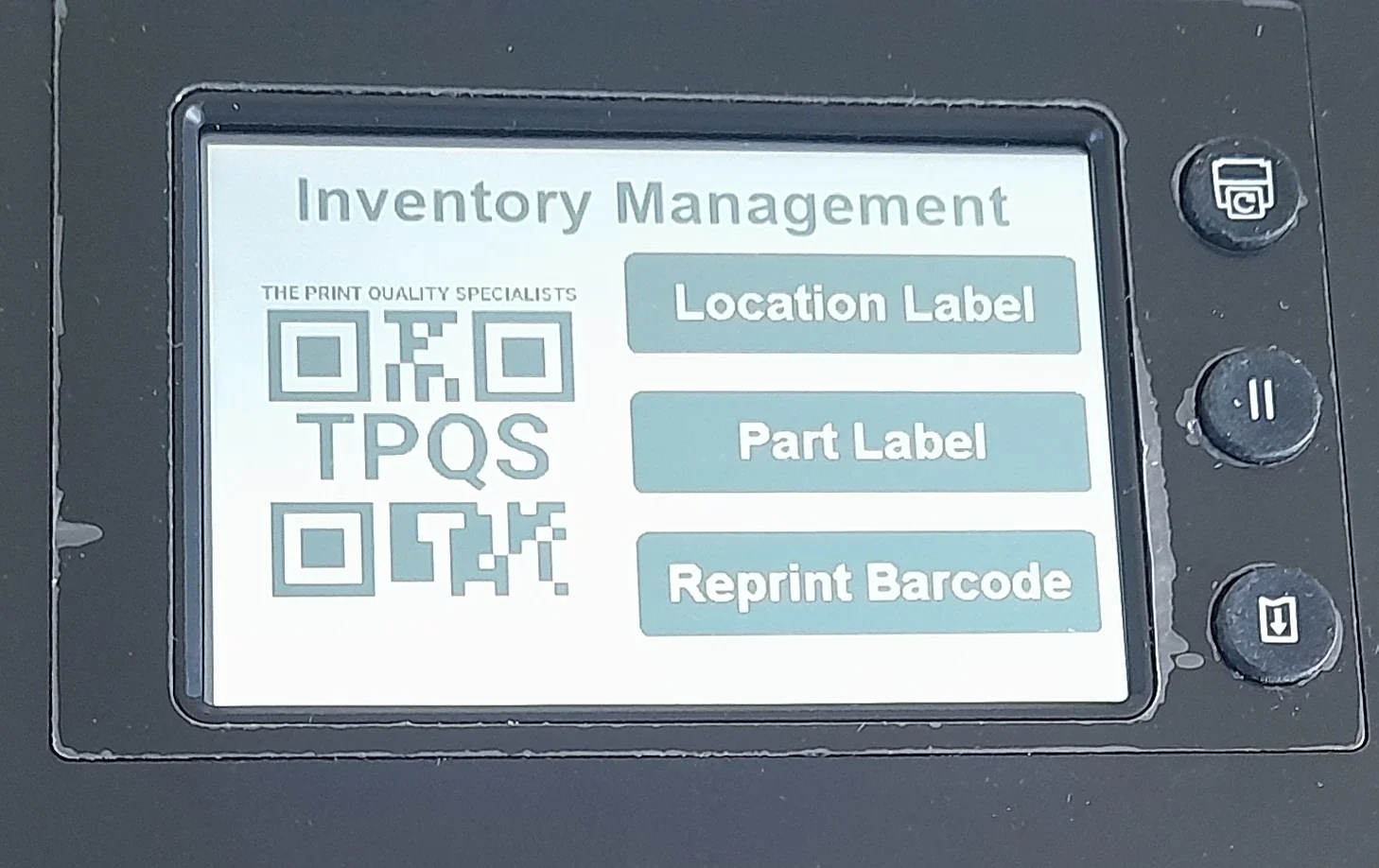TSC TH240 standalone creator demo inventory application