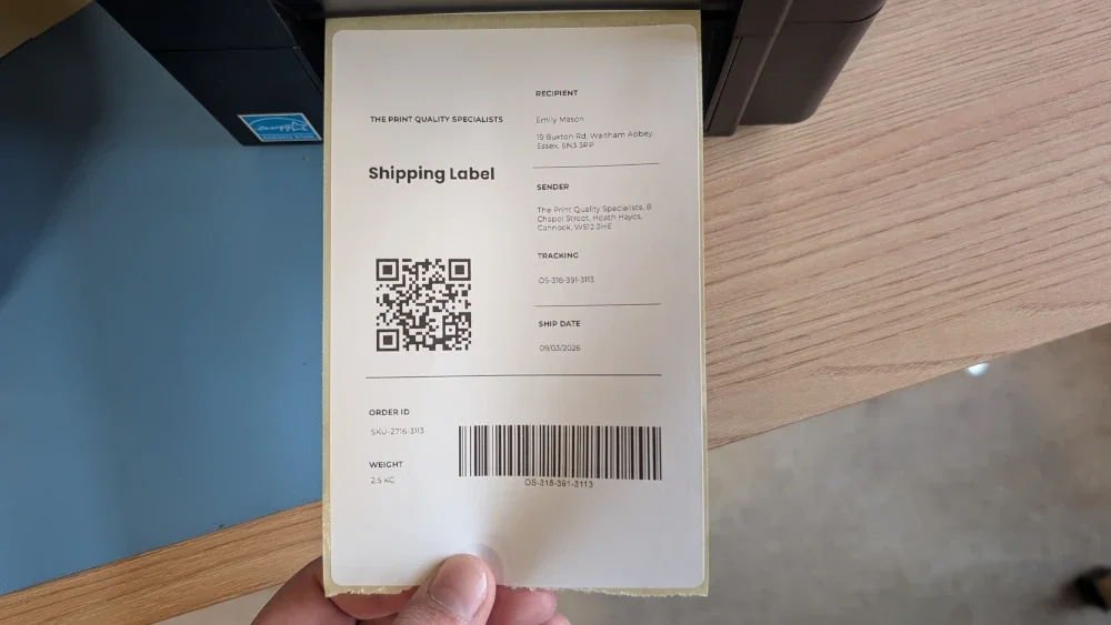 thermal label printer barcode label quality