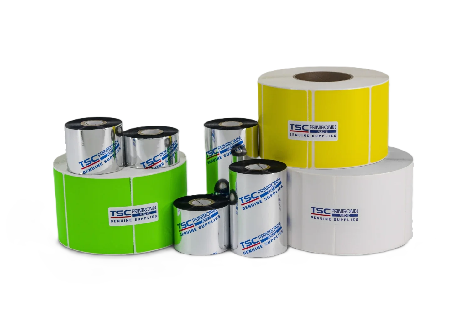 TSC Labels and ribbons of different sizes