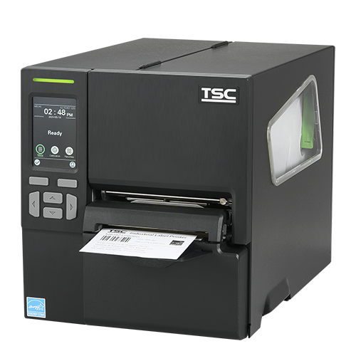 TSC MB240 Industrial linerless printer printing