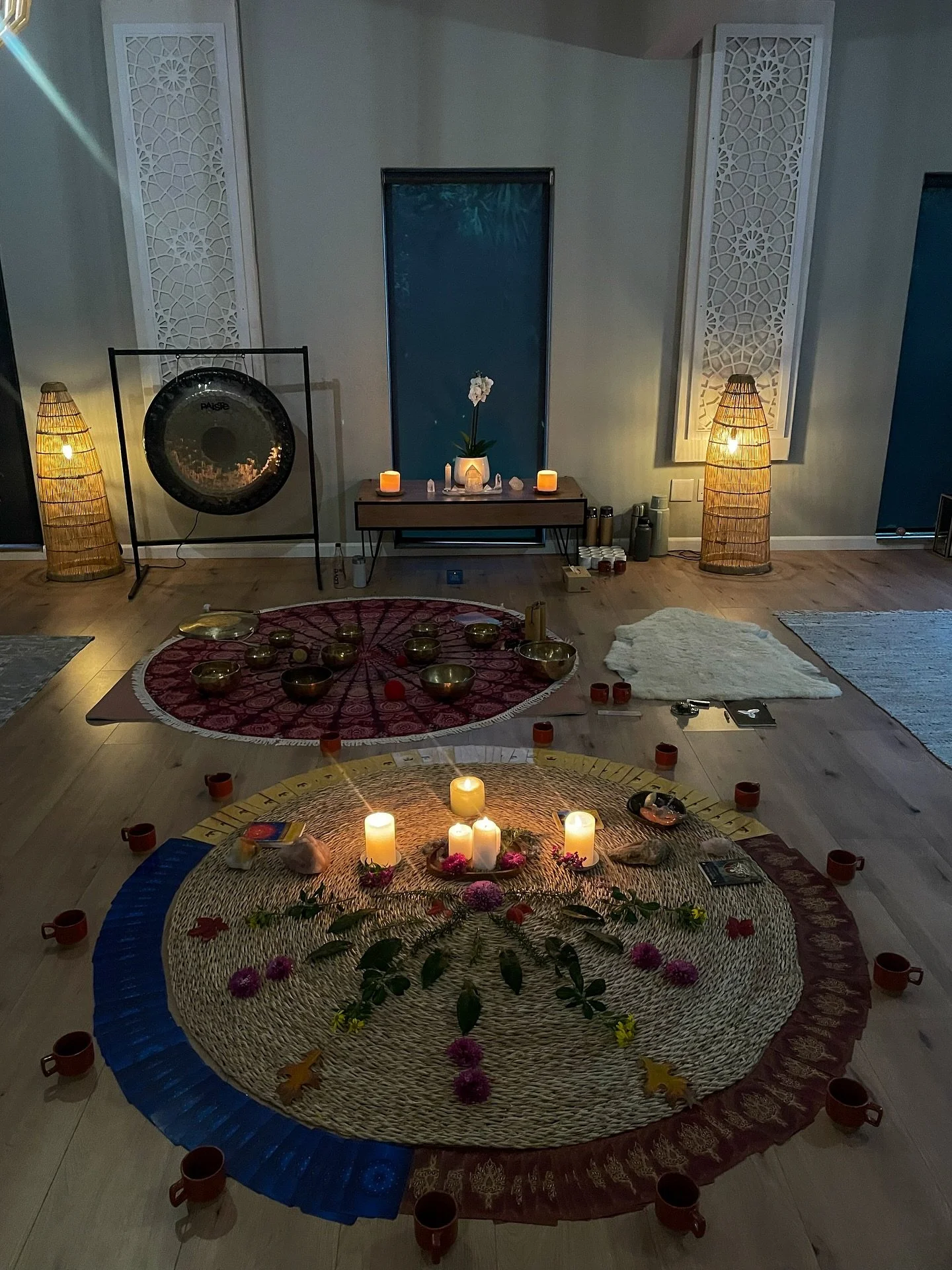 A sacred ceremony held by Mama Cacao, Sacred Sound, and one another.
~

To sit in circle, is to be held by a field of mirrors, each soul a gentle reflection of something within ourselves. What a gift it is to witness and be witnessed. To soften into 