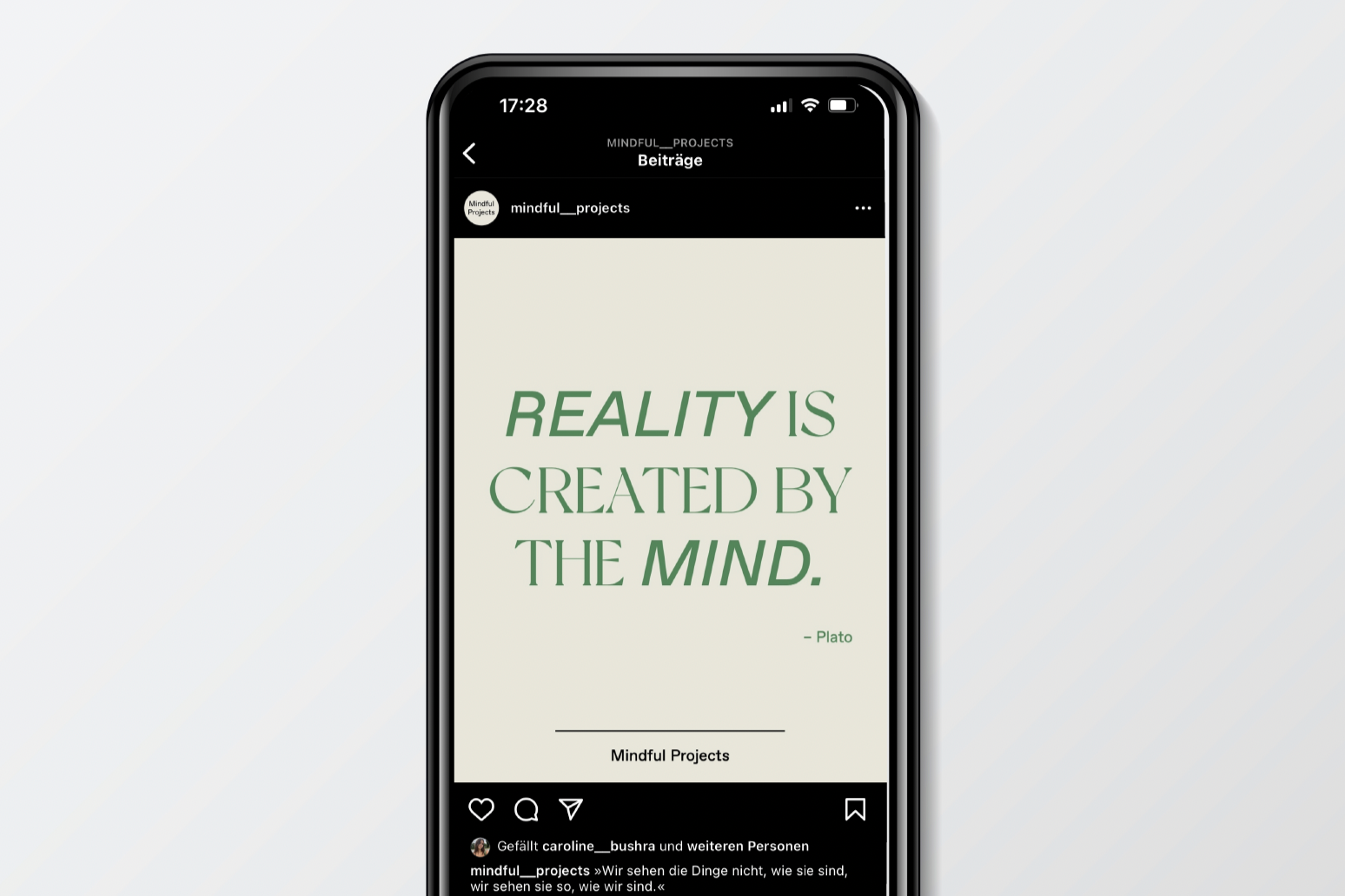 CI-Gestaltung für Mindful Projects