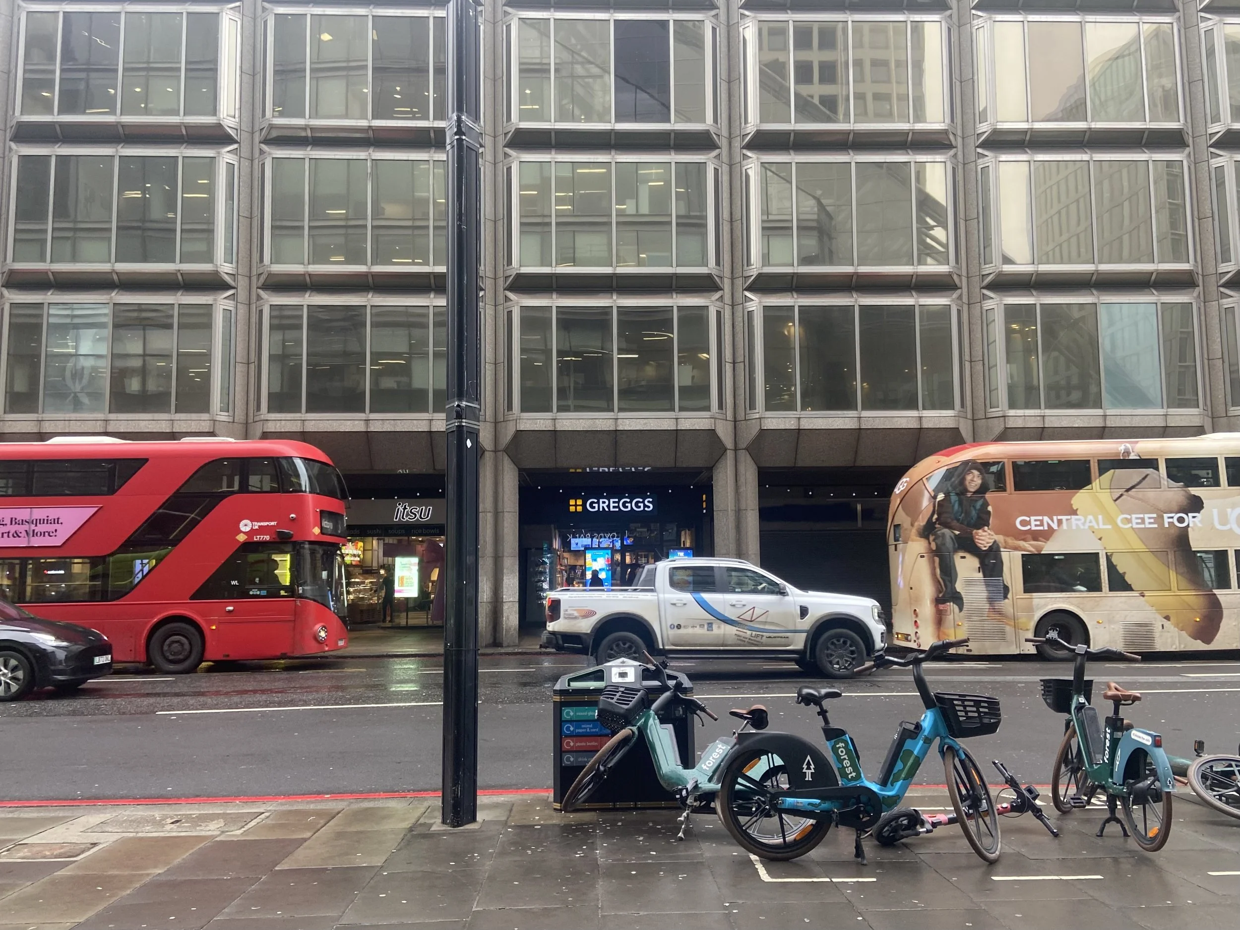 Bus or billboard on wheels?