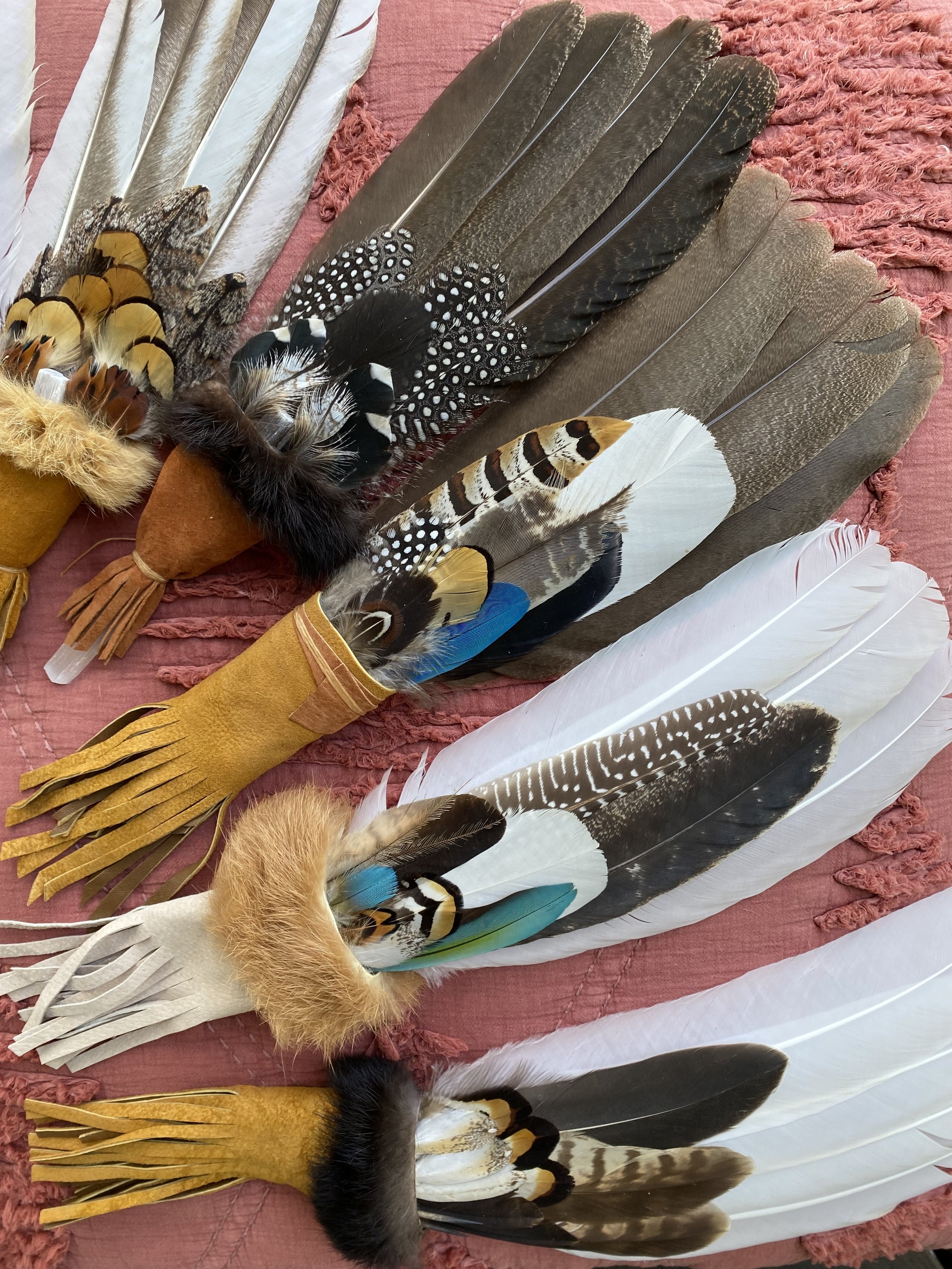 Custom Made Feather Cleansing Fan