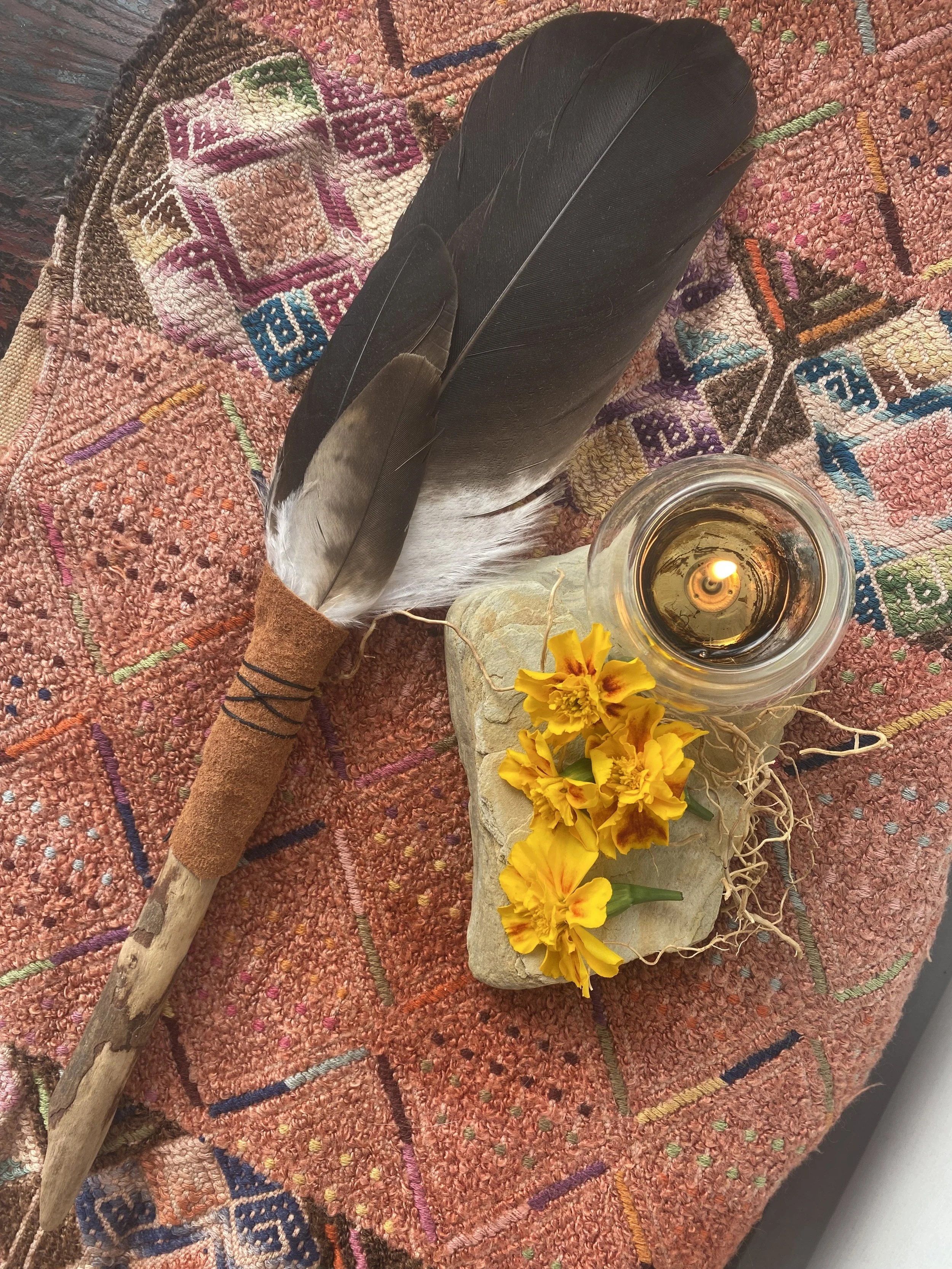 Wedgetail Eagle Prayer Fan